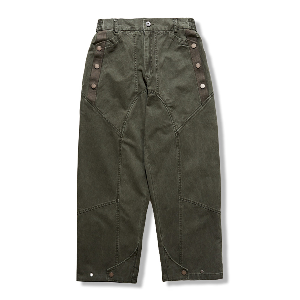 アメカジ　パッチワーク風カーゴパンツ