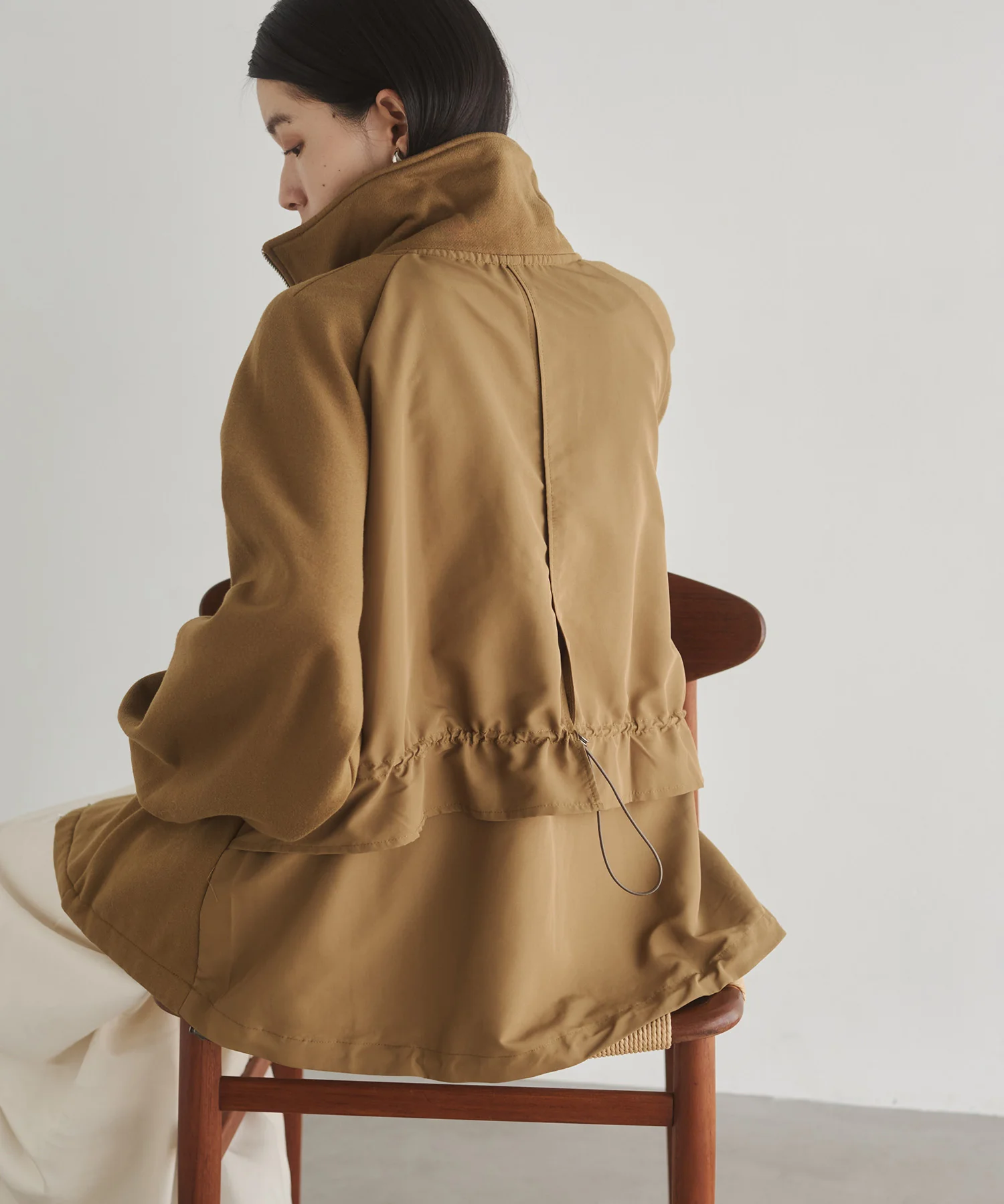 裏起毛 Wジップブルゾン