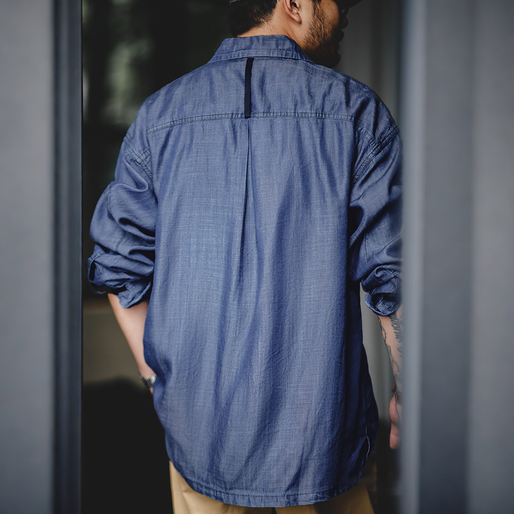 リヨセルCPOデニムシャツ