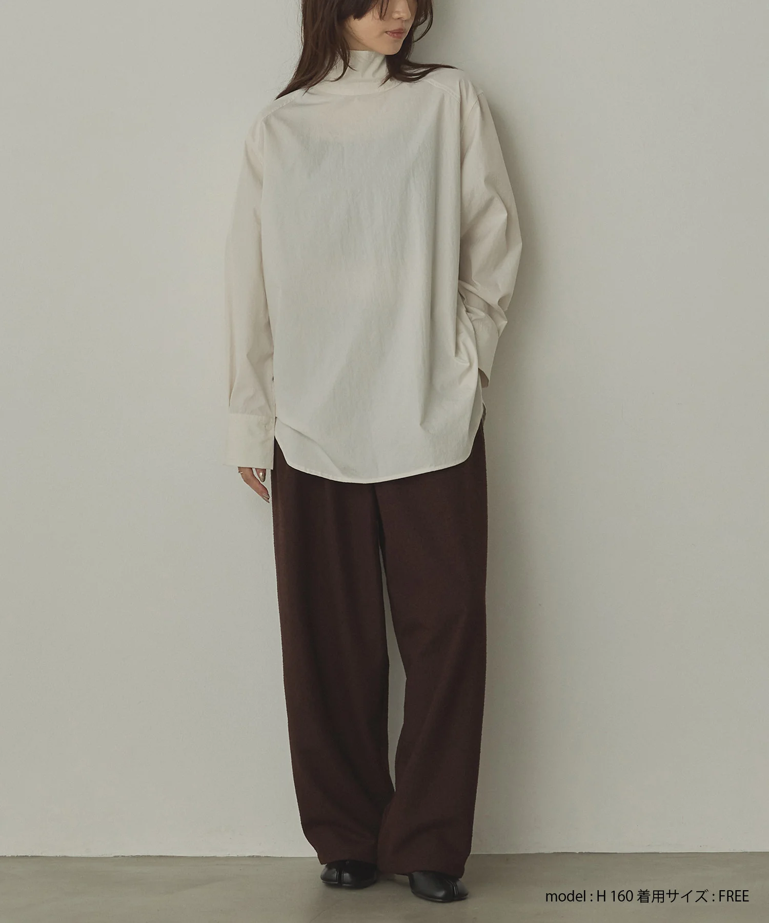 2WAY ハイネックシャツ