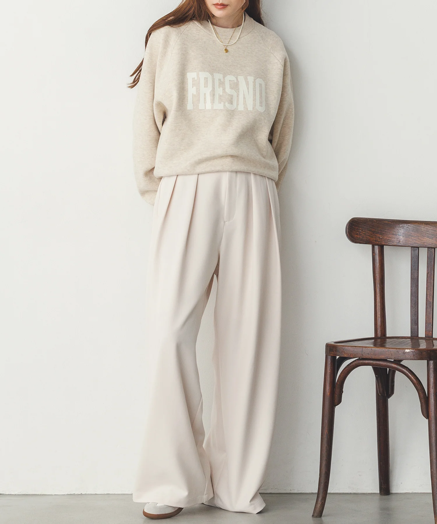 ストレッチワイドパンツ