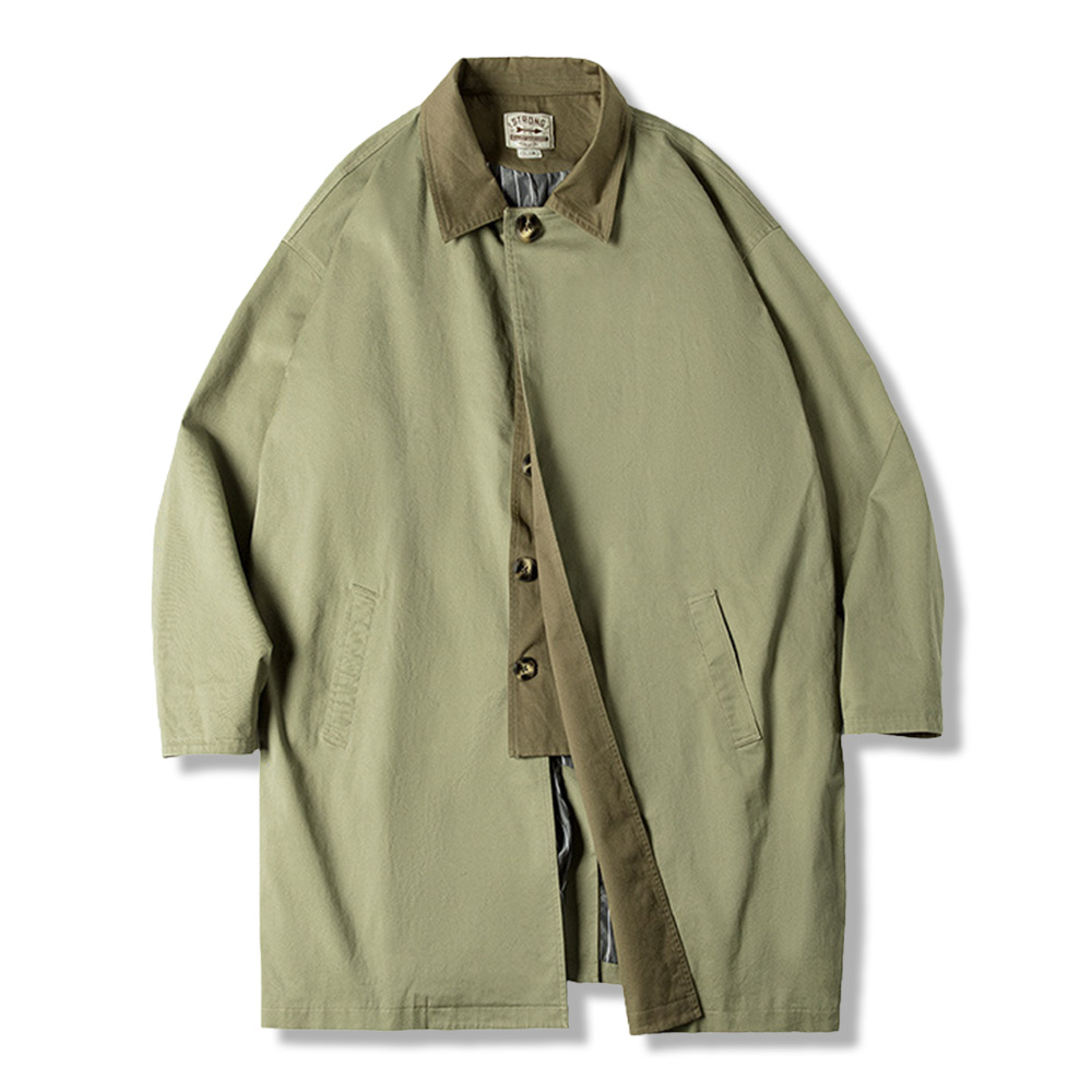 配色バルマカーンコート