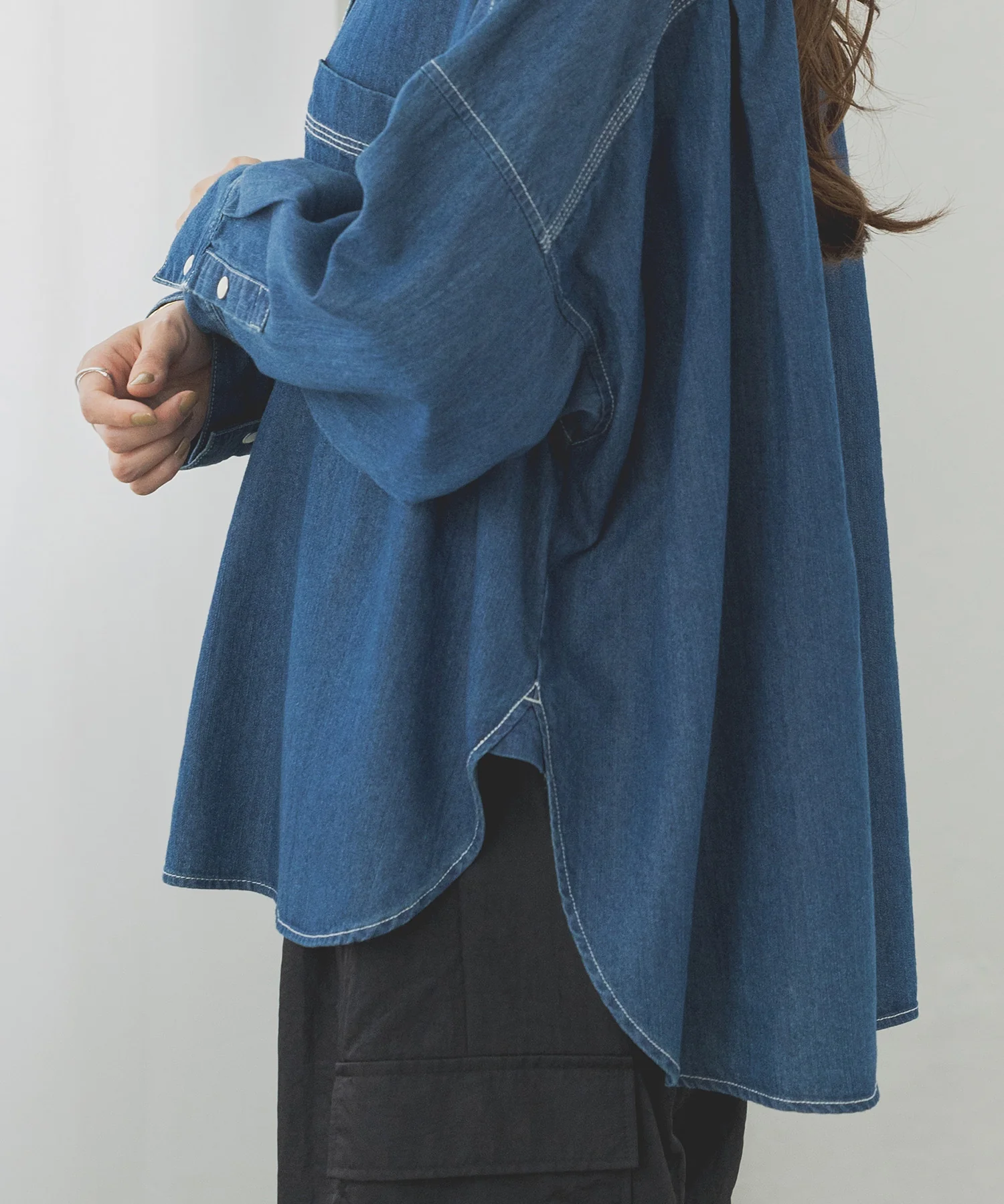 【新色追加】デニムオーバーシャツ
