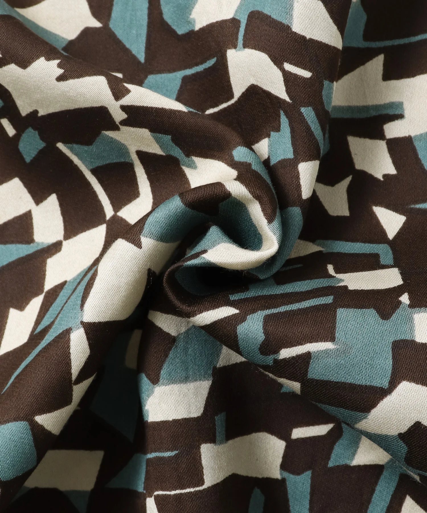 ジオメトリックプリント イージーパンツ