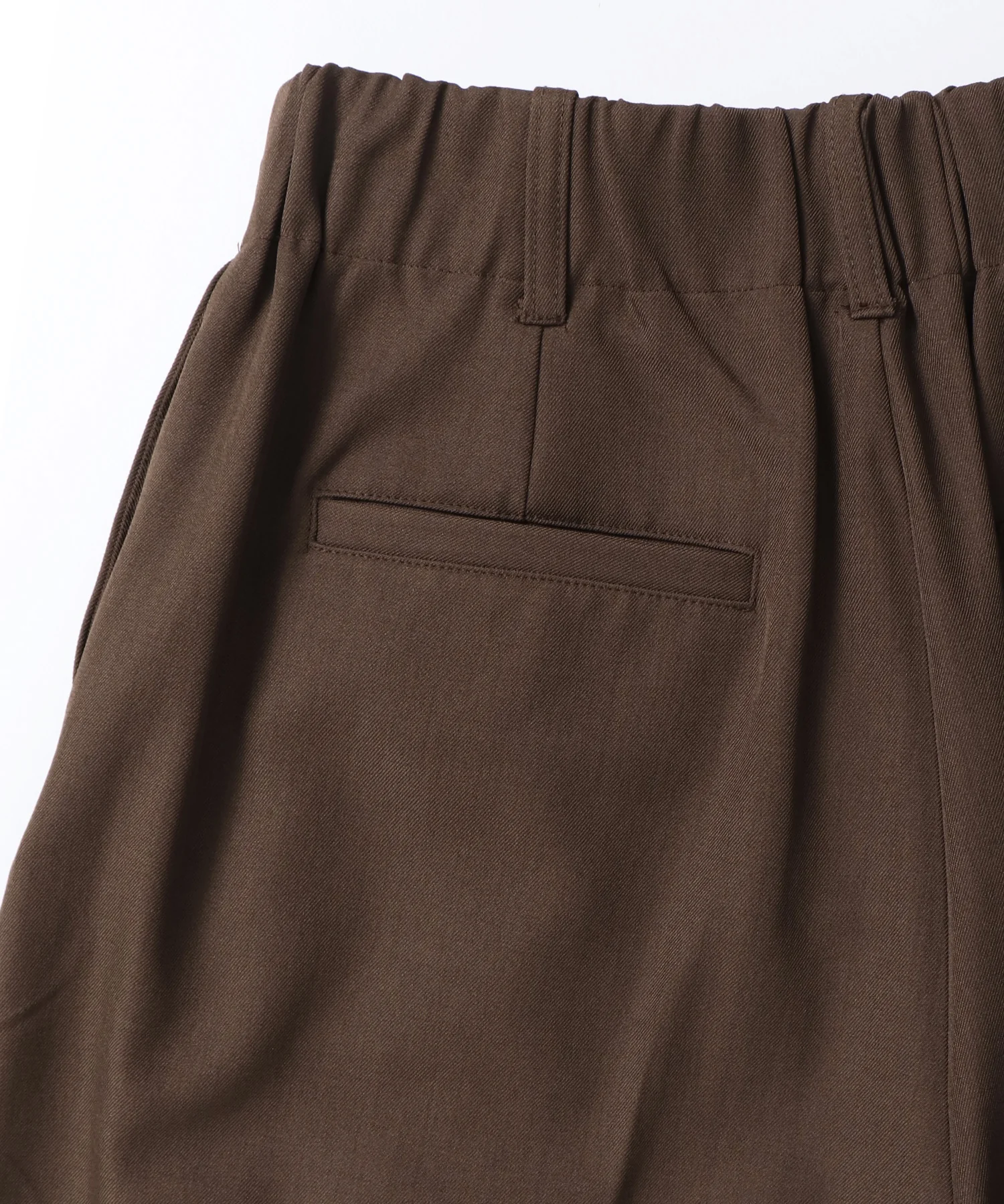 ポリツイル タックパンツ