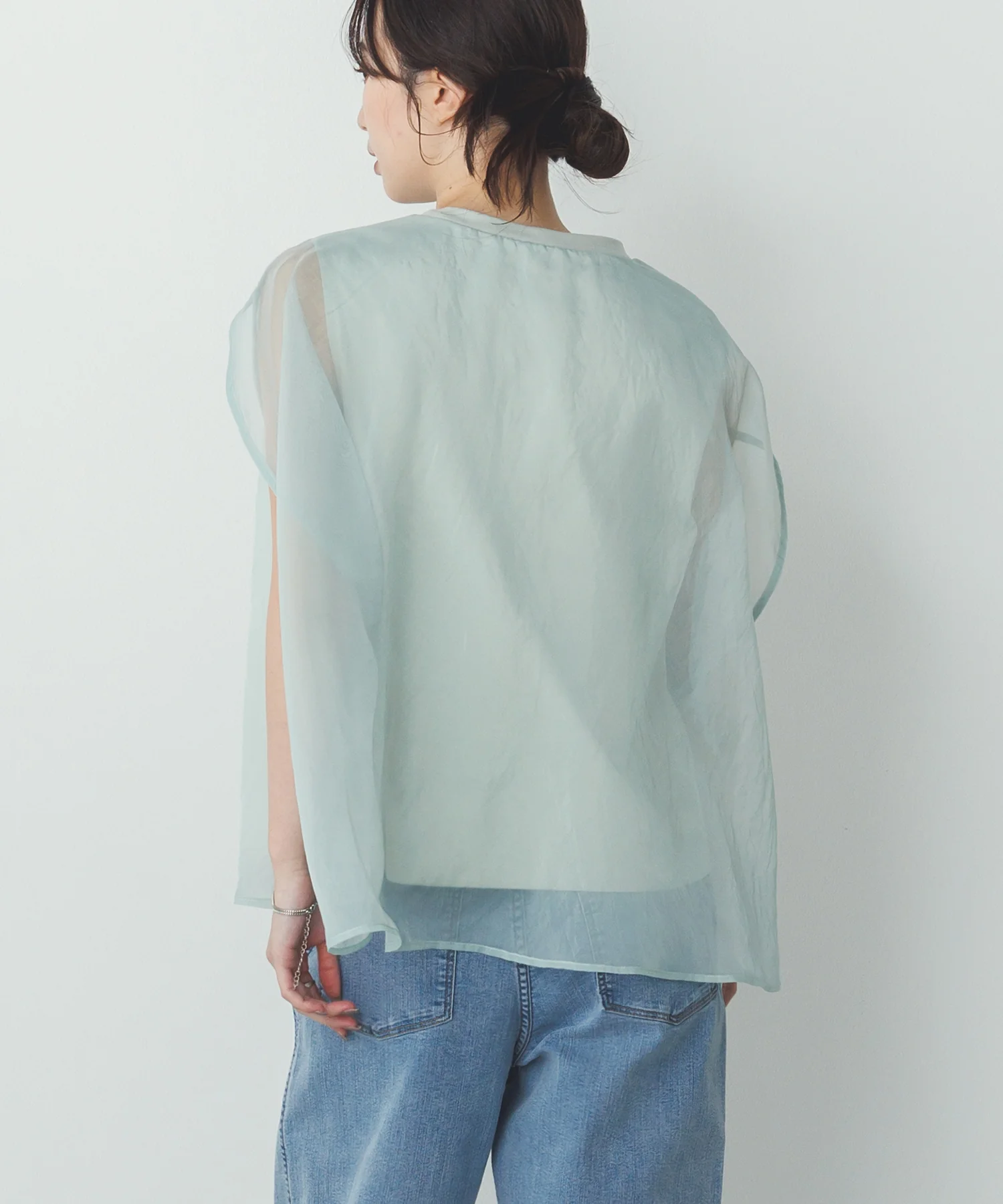 ニュアンス シアーレイヤードトップス