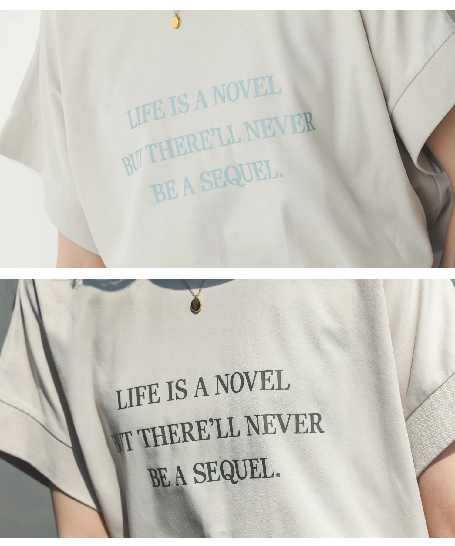 紫外線変化 ロゴTシャツ