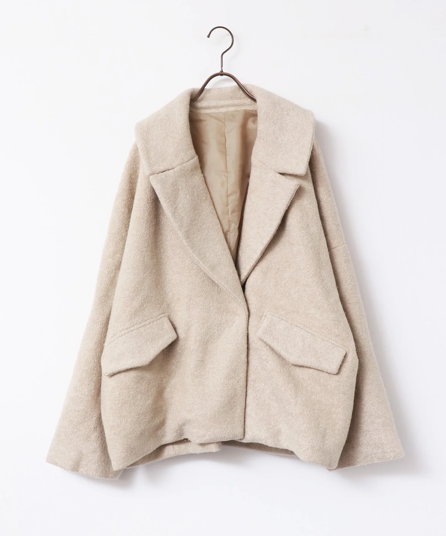 ミニブークレ オーバージャケット