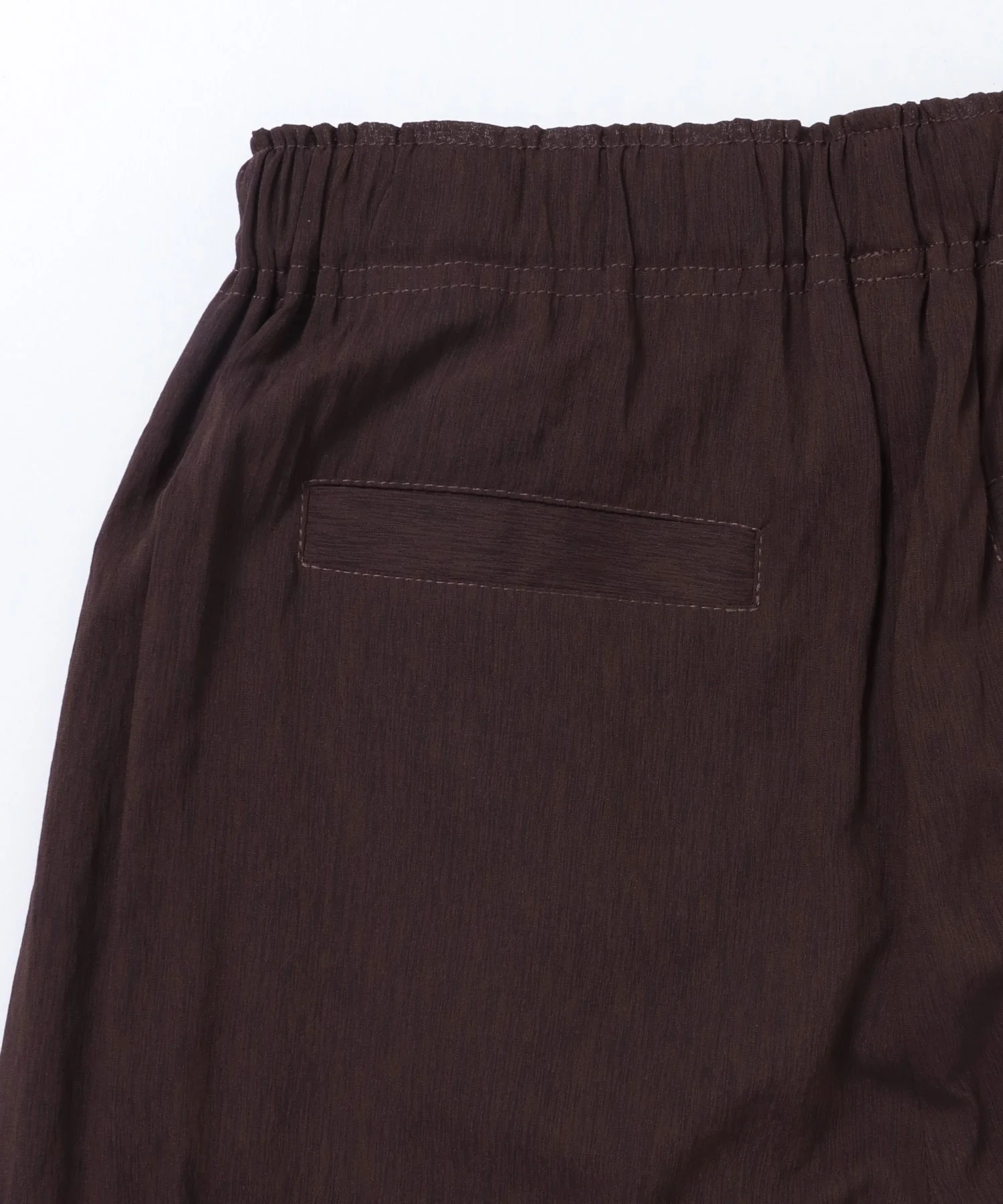 シアー ストレートパンツ