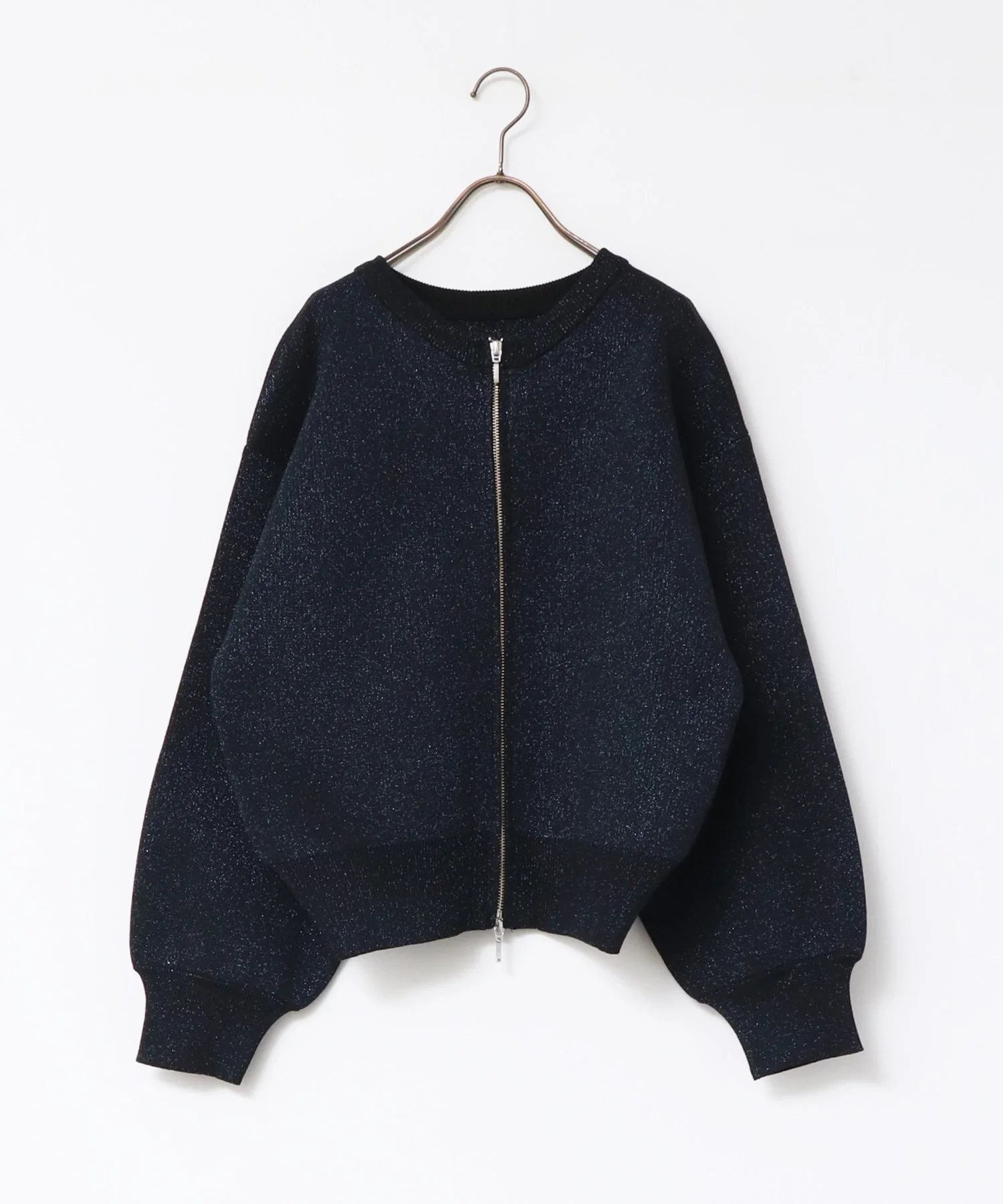 【WEB限定/別注】ジップショートカーディガン