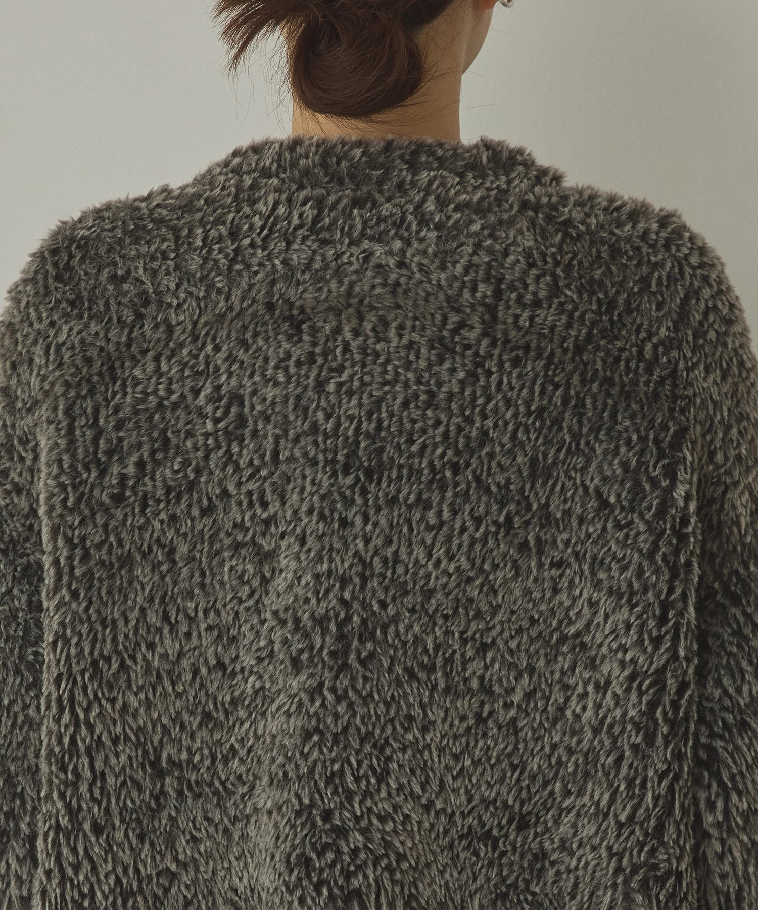 ファー ニットコート