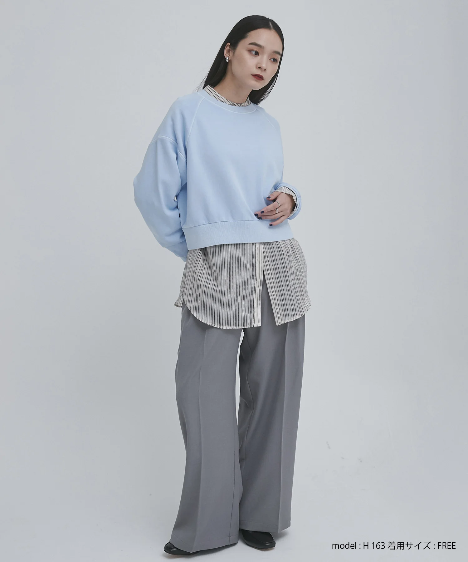 裏毛ピグメント カラースウェット