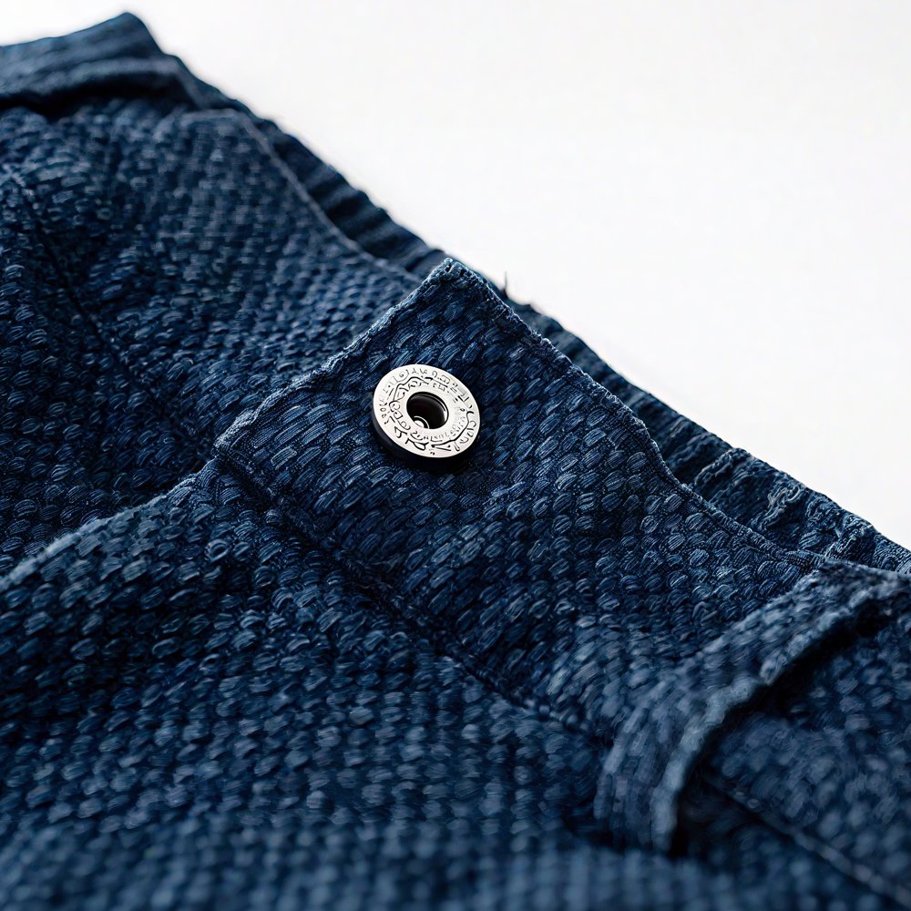 藍染こめつぶおりワークショーツ