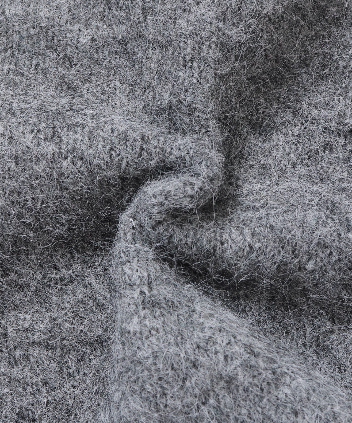 モヘアタッチ 半袖ニット