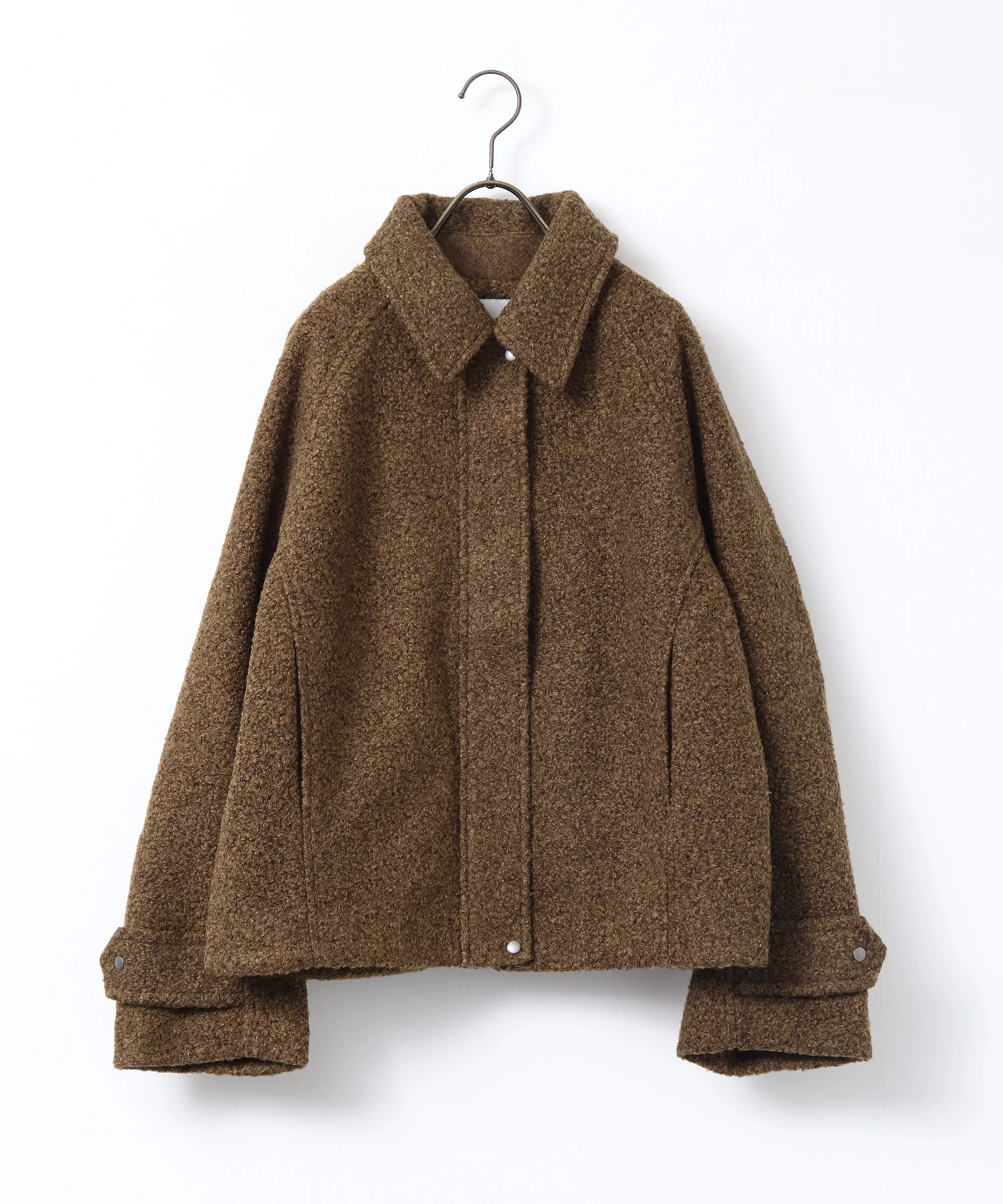 くるくるブークレ ショートブルゾン