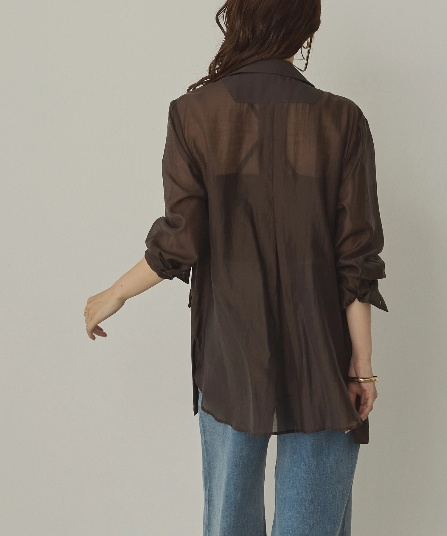 ポリツイル シアーテーラードジャケット