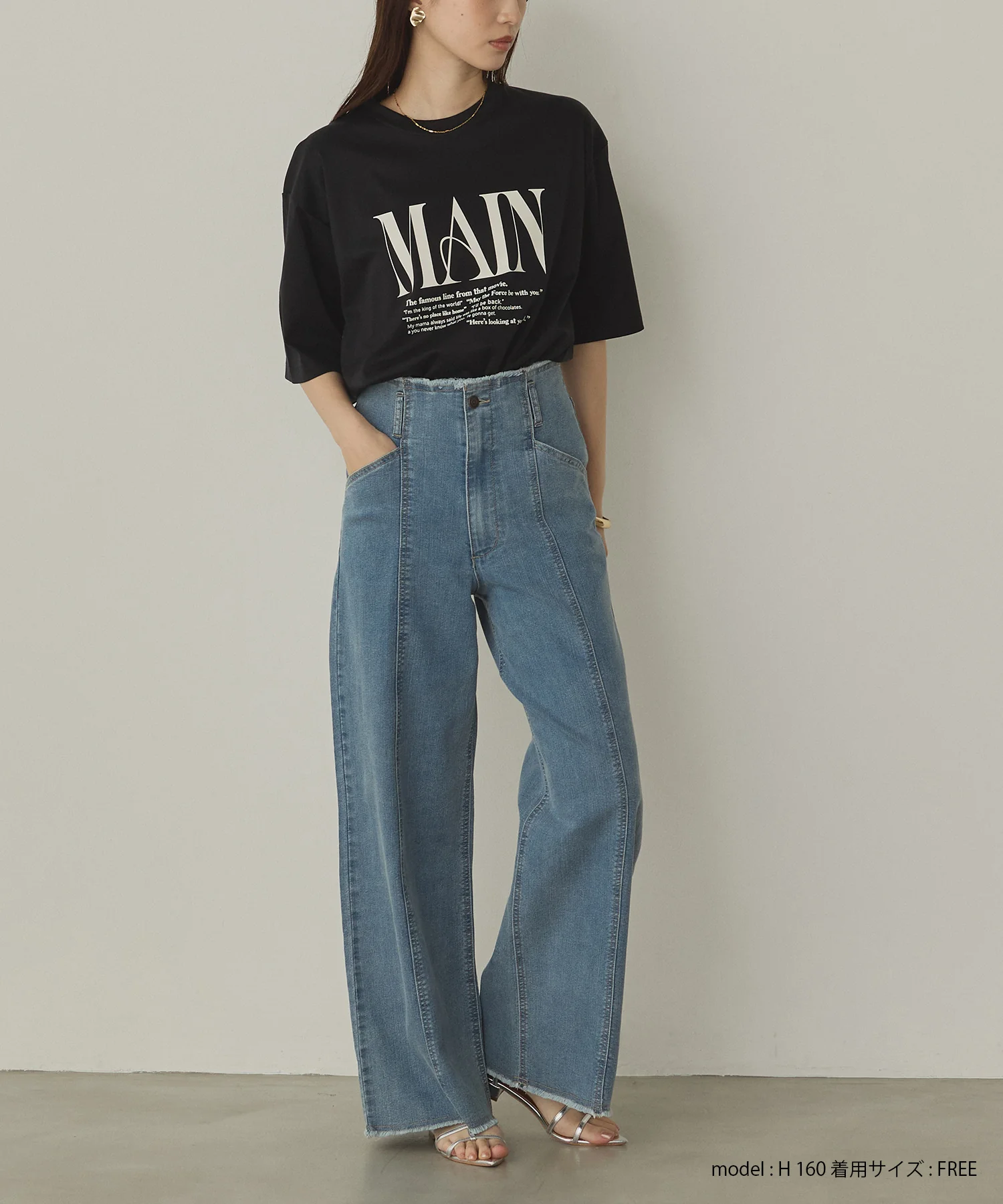 ロゴプリント 半袖T