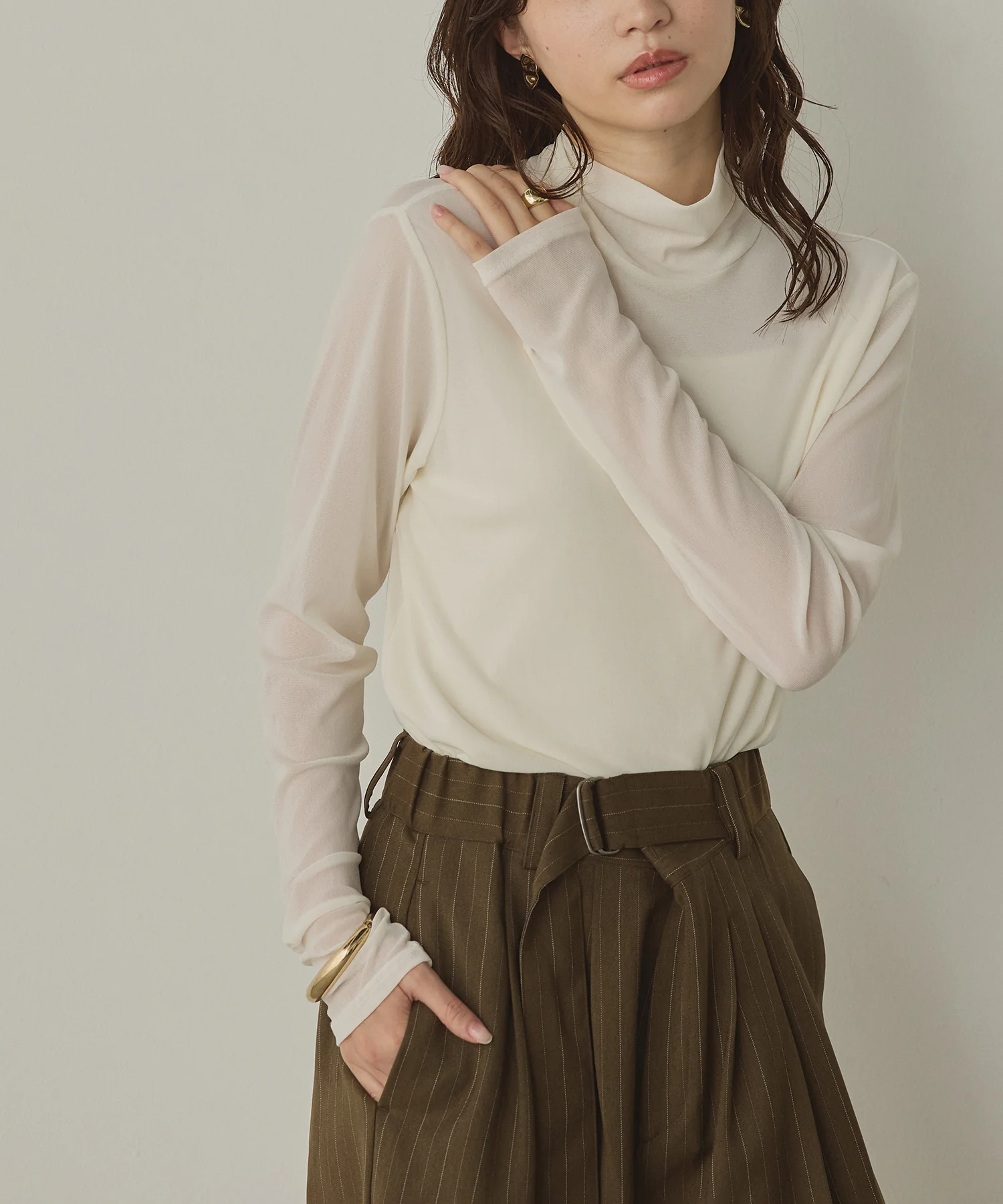 【新色追加】パワーネット タートルシアートップス