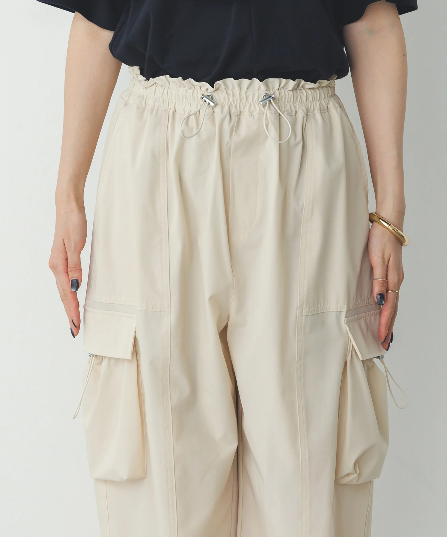 【接触冷感】パラシュートパンツ