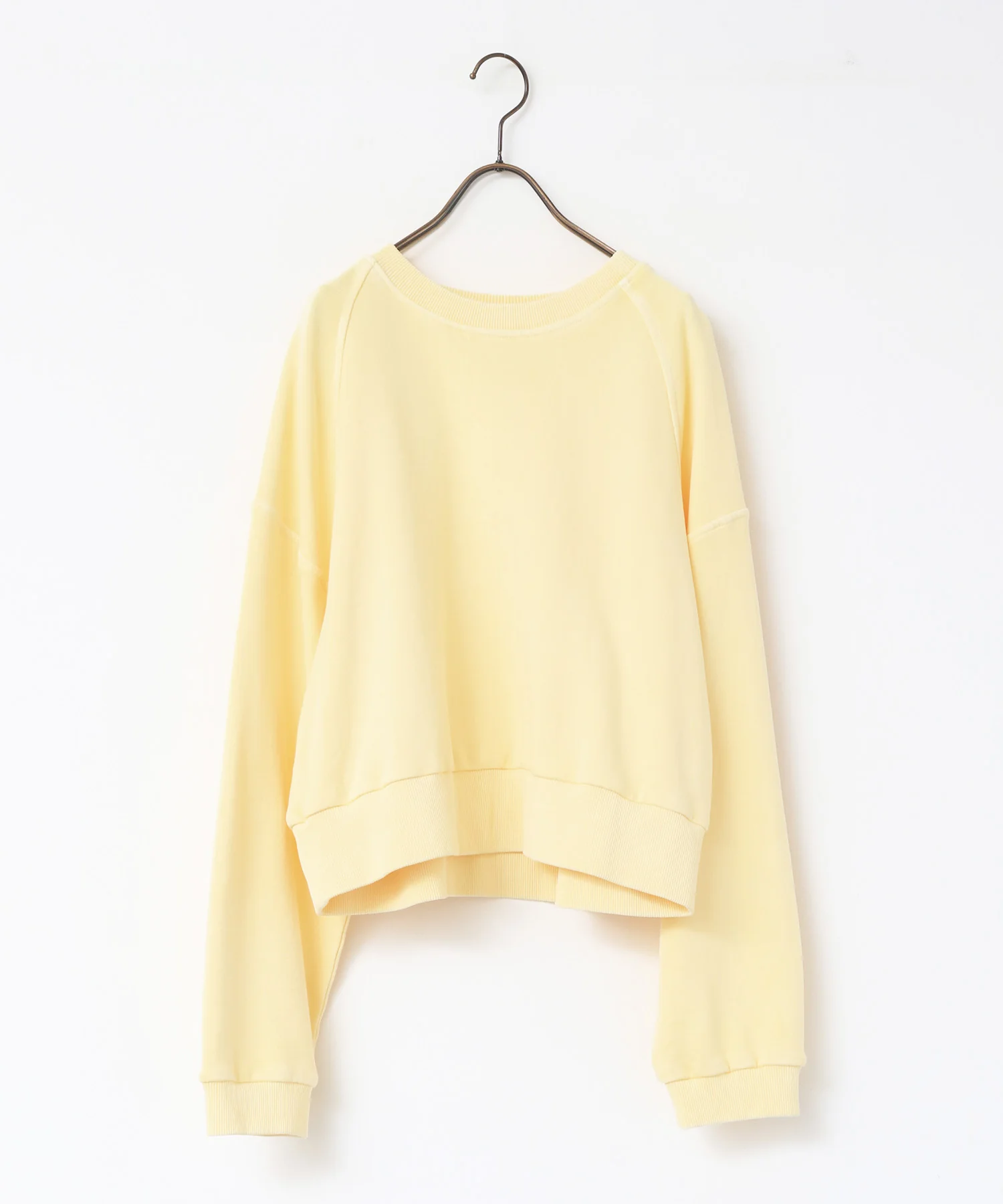 裏毛ピグメント カラースウェット