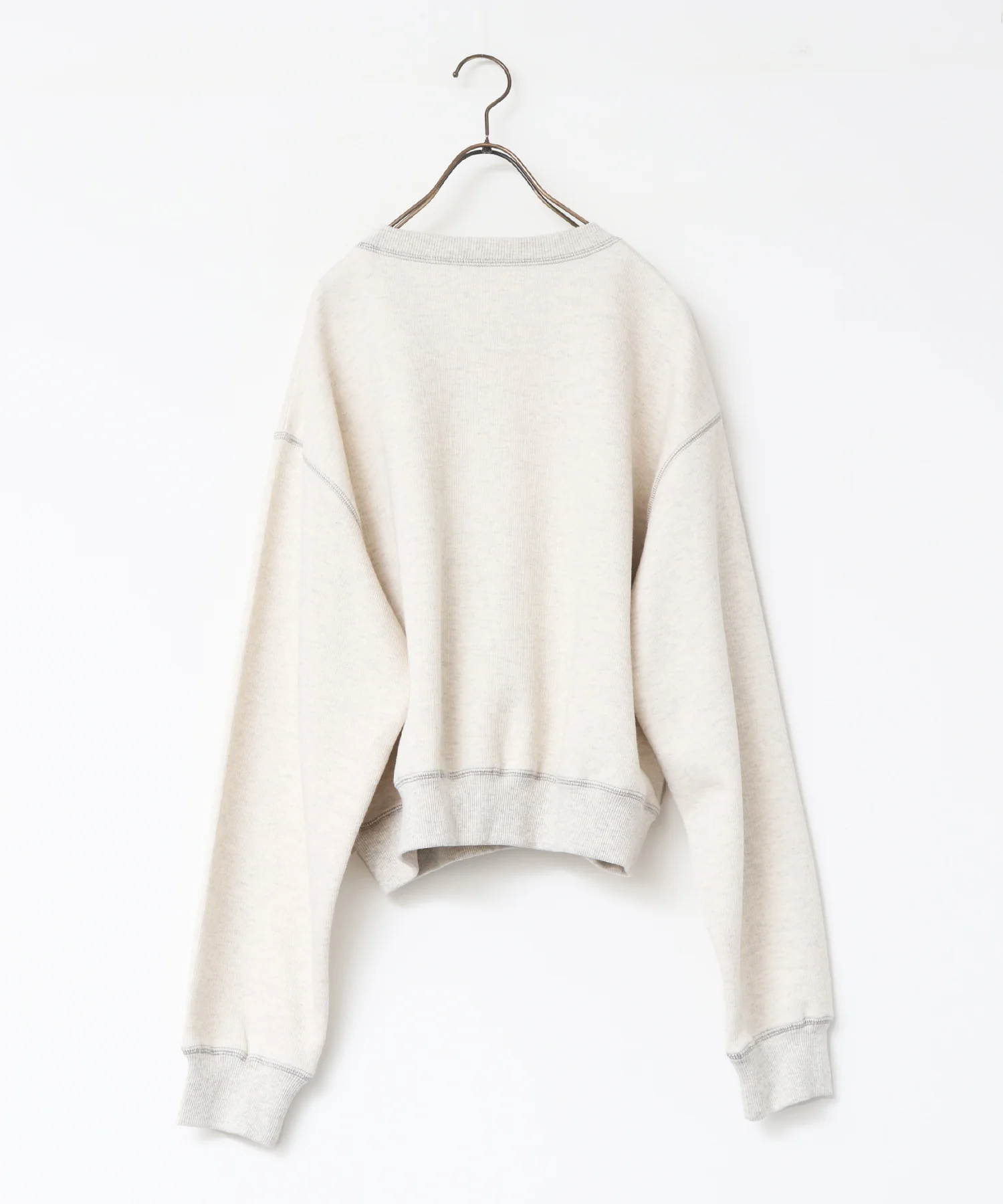 シャイニー糸ステッチ スウェット