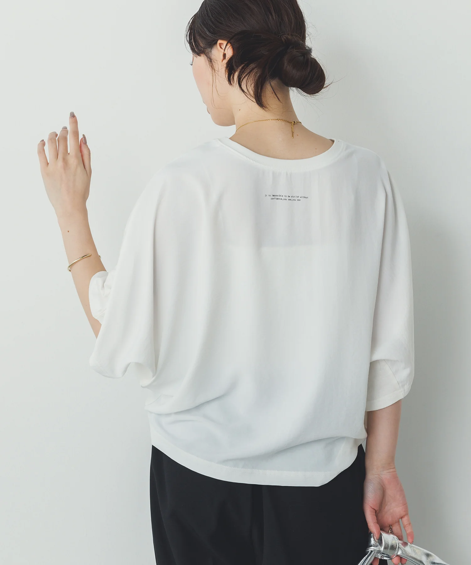 前後2WAY ドルマンTシャツ