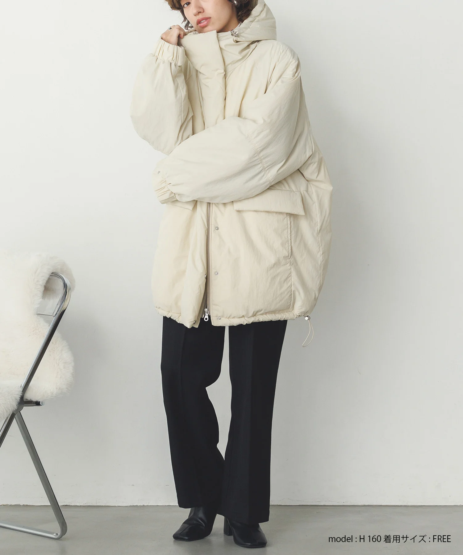 中綿ミディアム フードコート