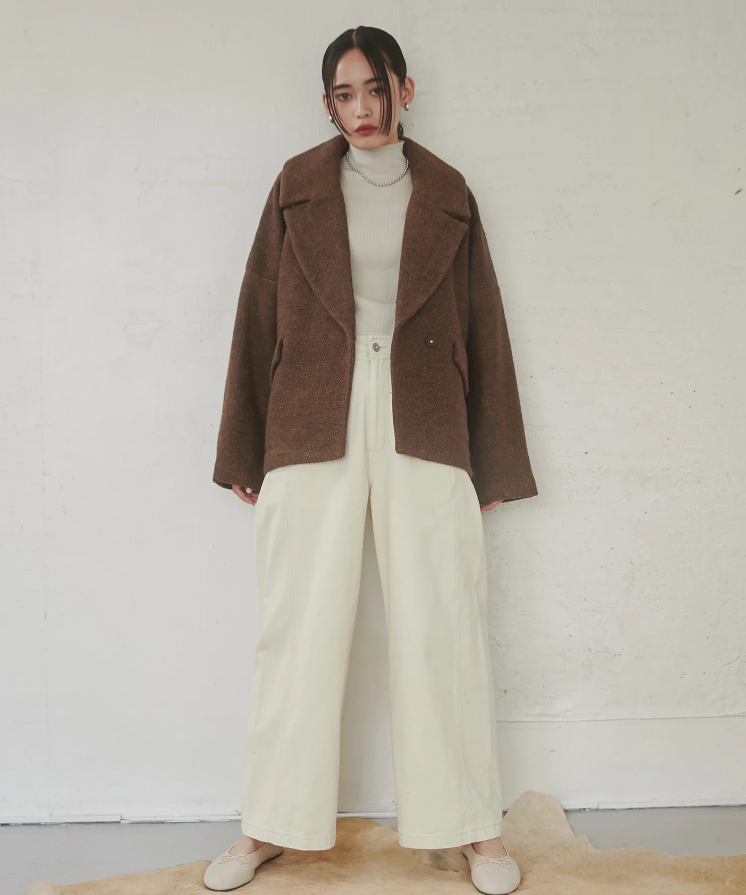 ミニブークレ オーバージャケット