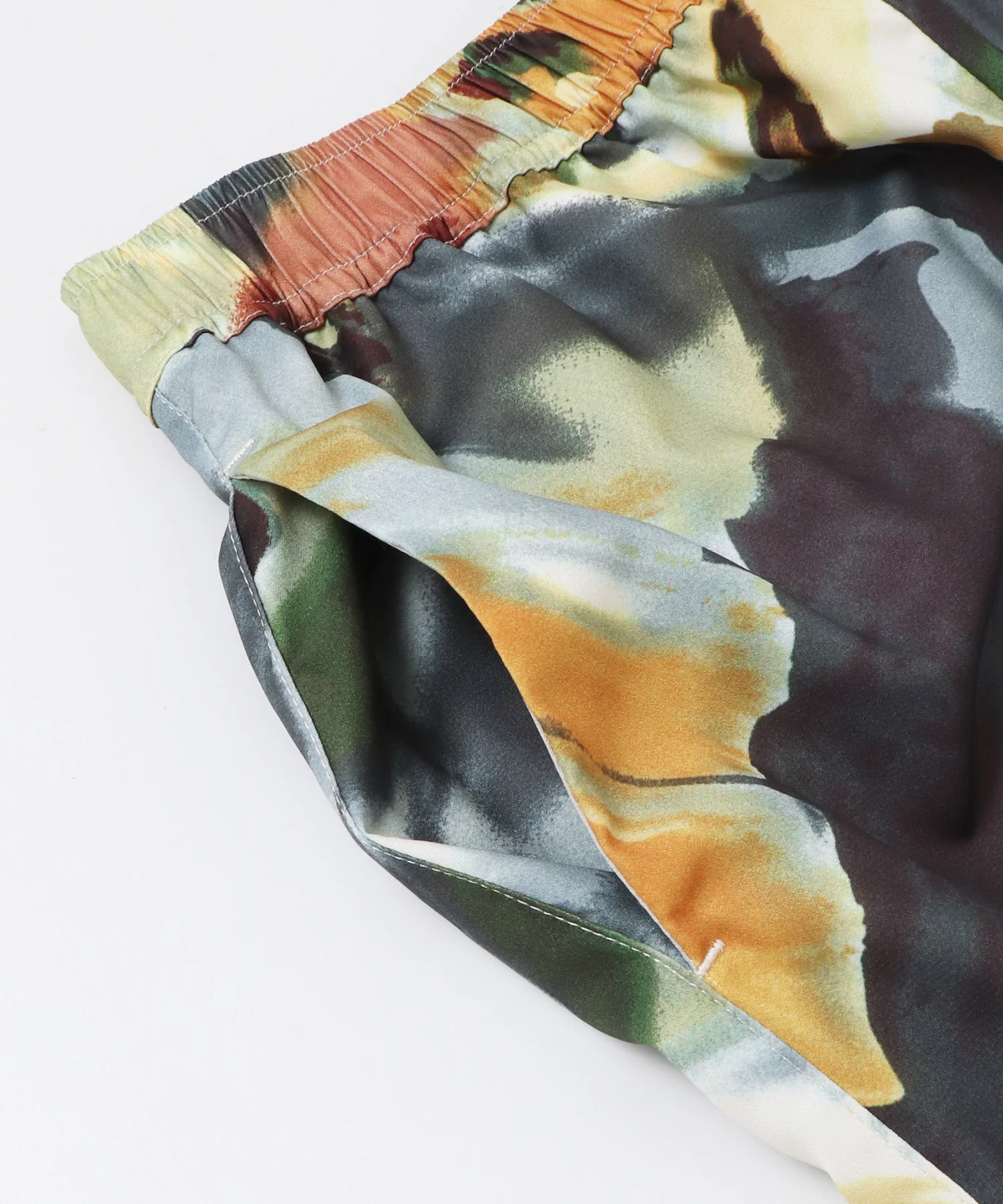 ジョーゼット柄 ストレートパンツ