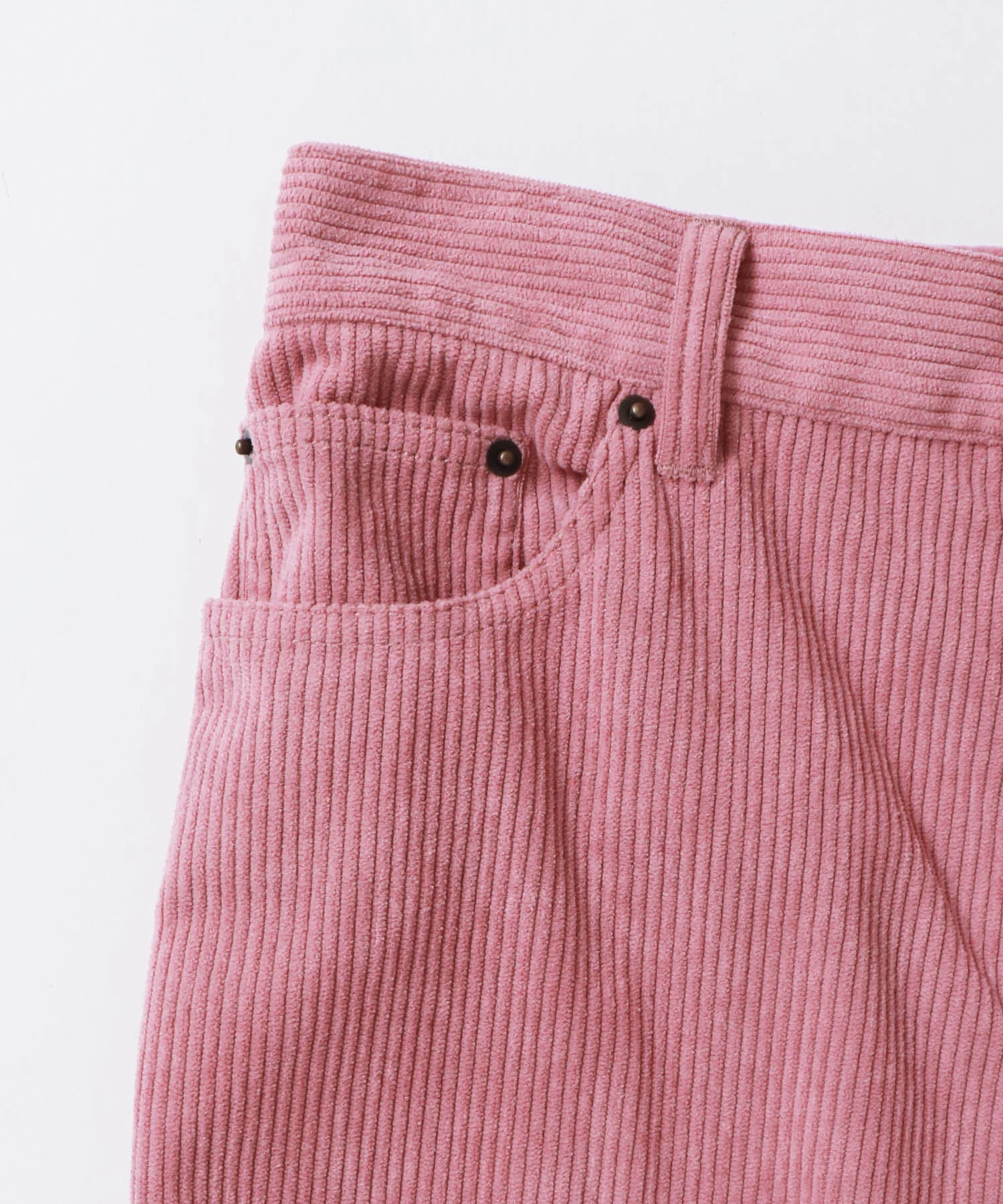 コーデュロイ ワイドストレートパンツ