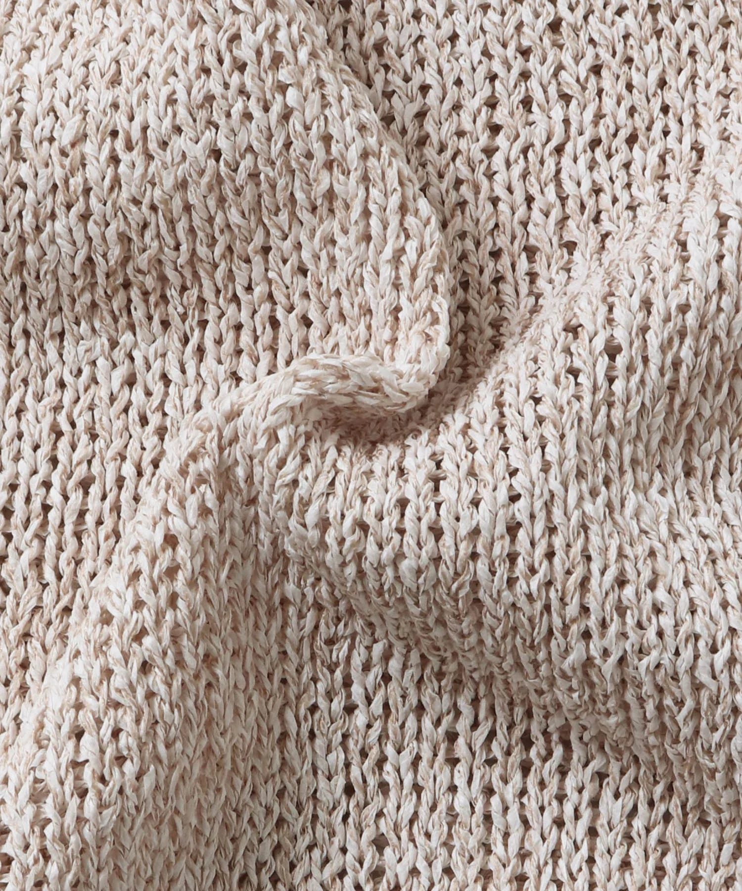 ペーパーヤーン オーバーニットタンク