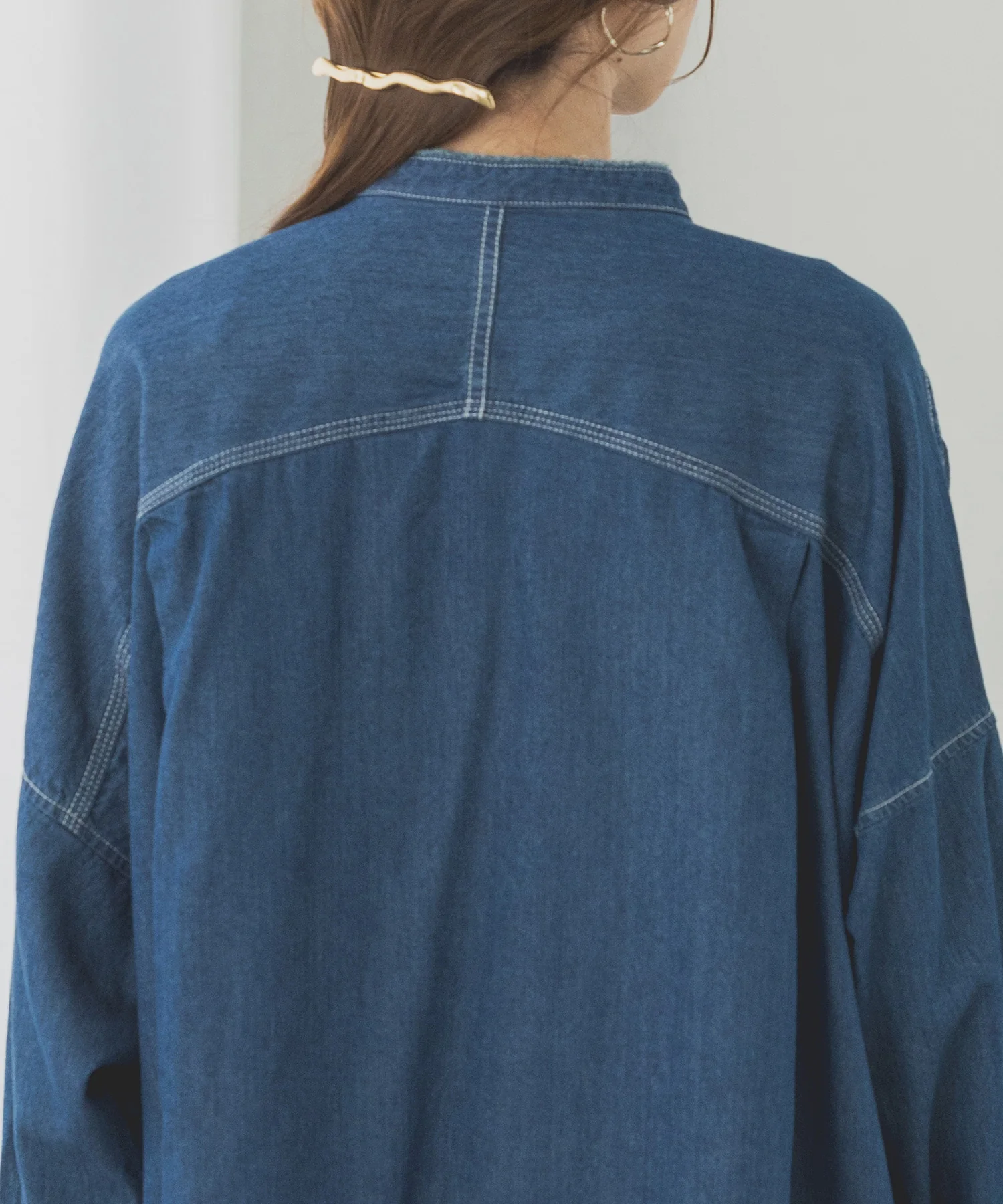【新色追加】デニムオーバーシャツ