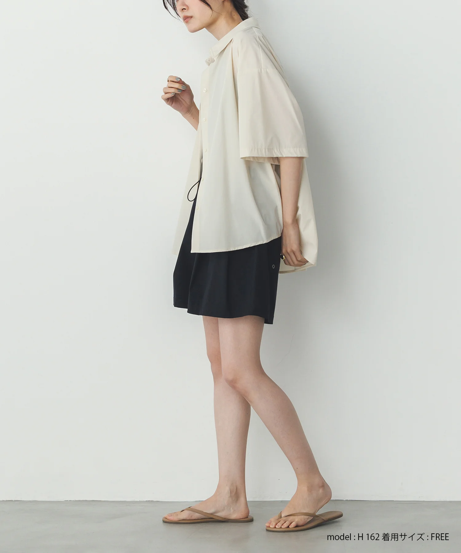 【新色追加】【接触冷感】 バックタックシャツ