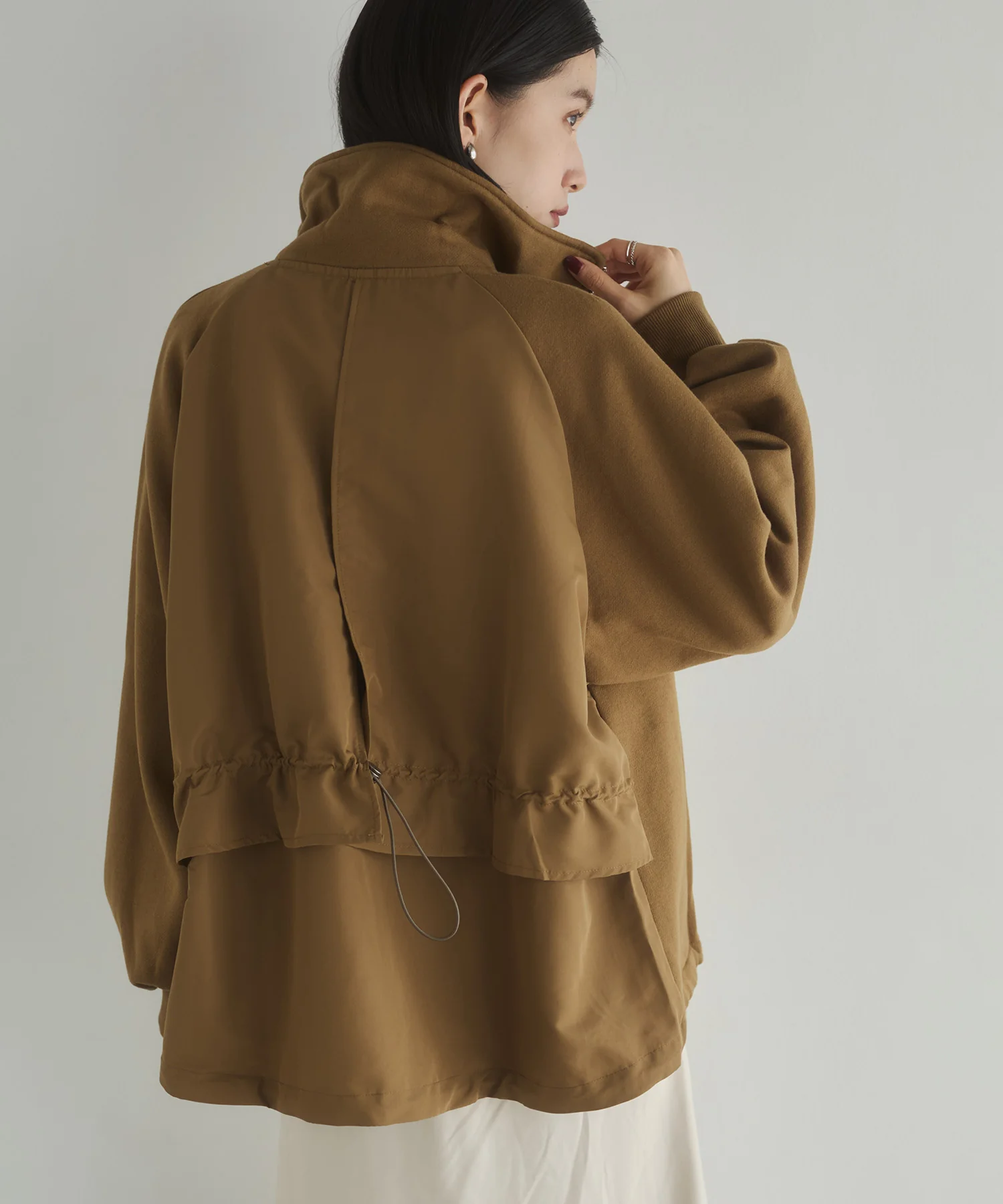 裏起毛 Wジップブルゾン