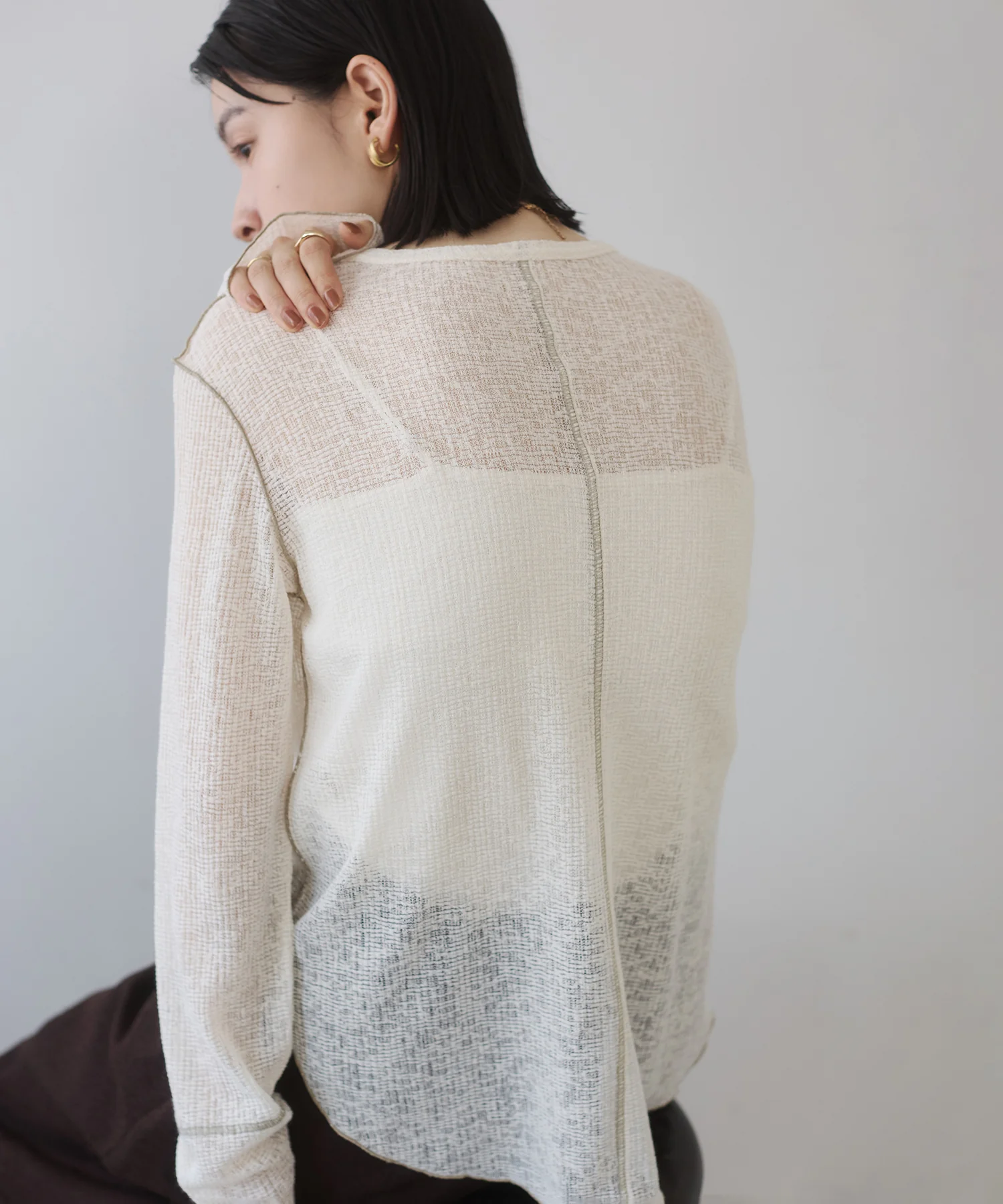 【新色追加】配色メロウ シアートップス