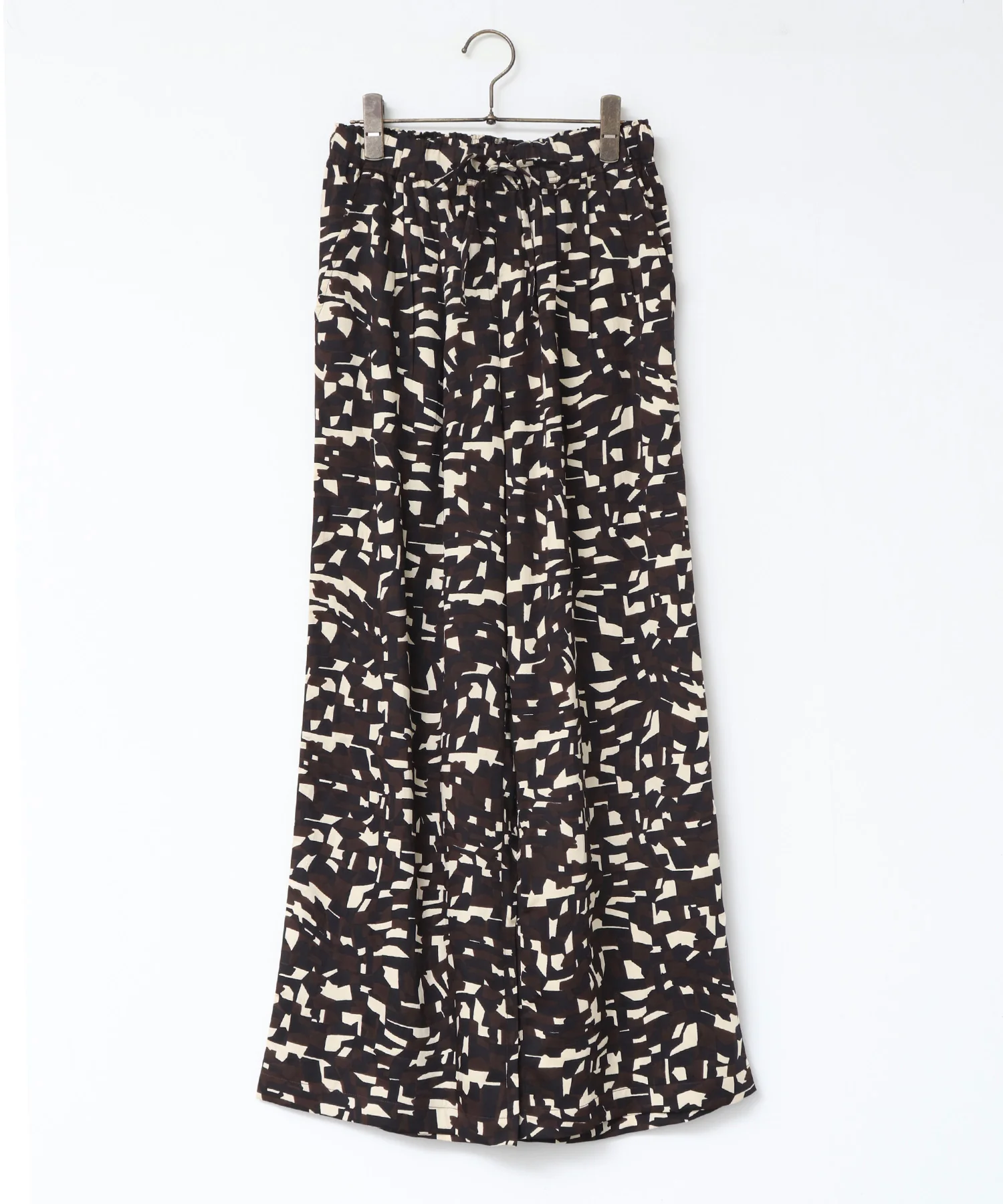 ジオメトリックプリント イージーパンツ