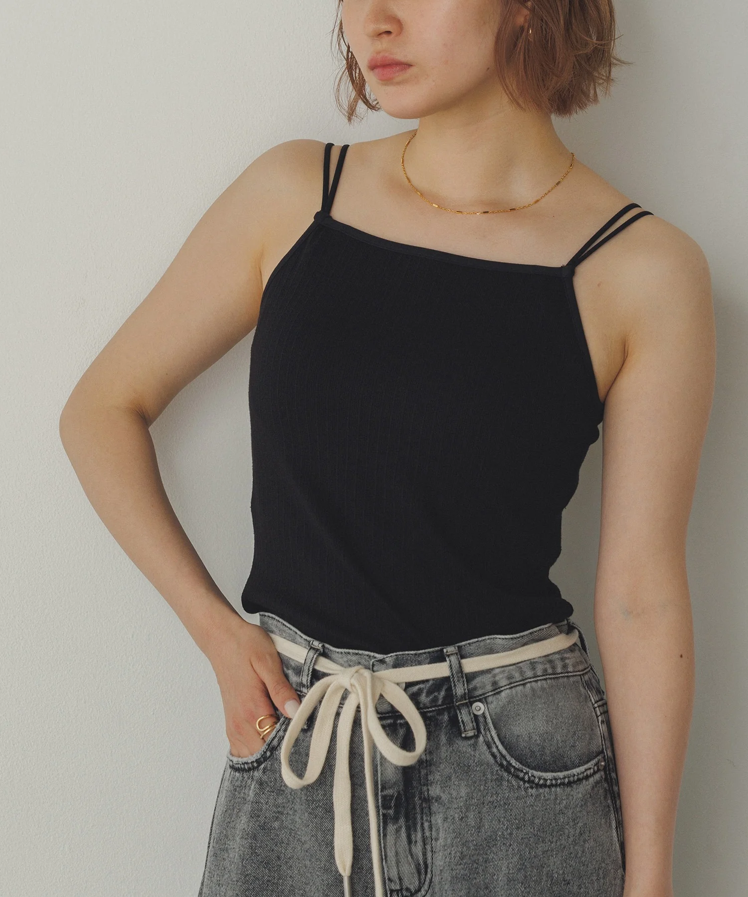 【WEB限定/別注】カップ付き キャミソール