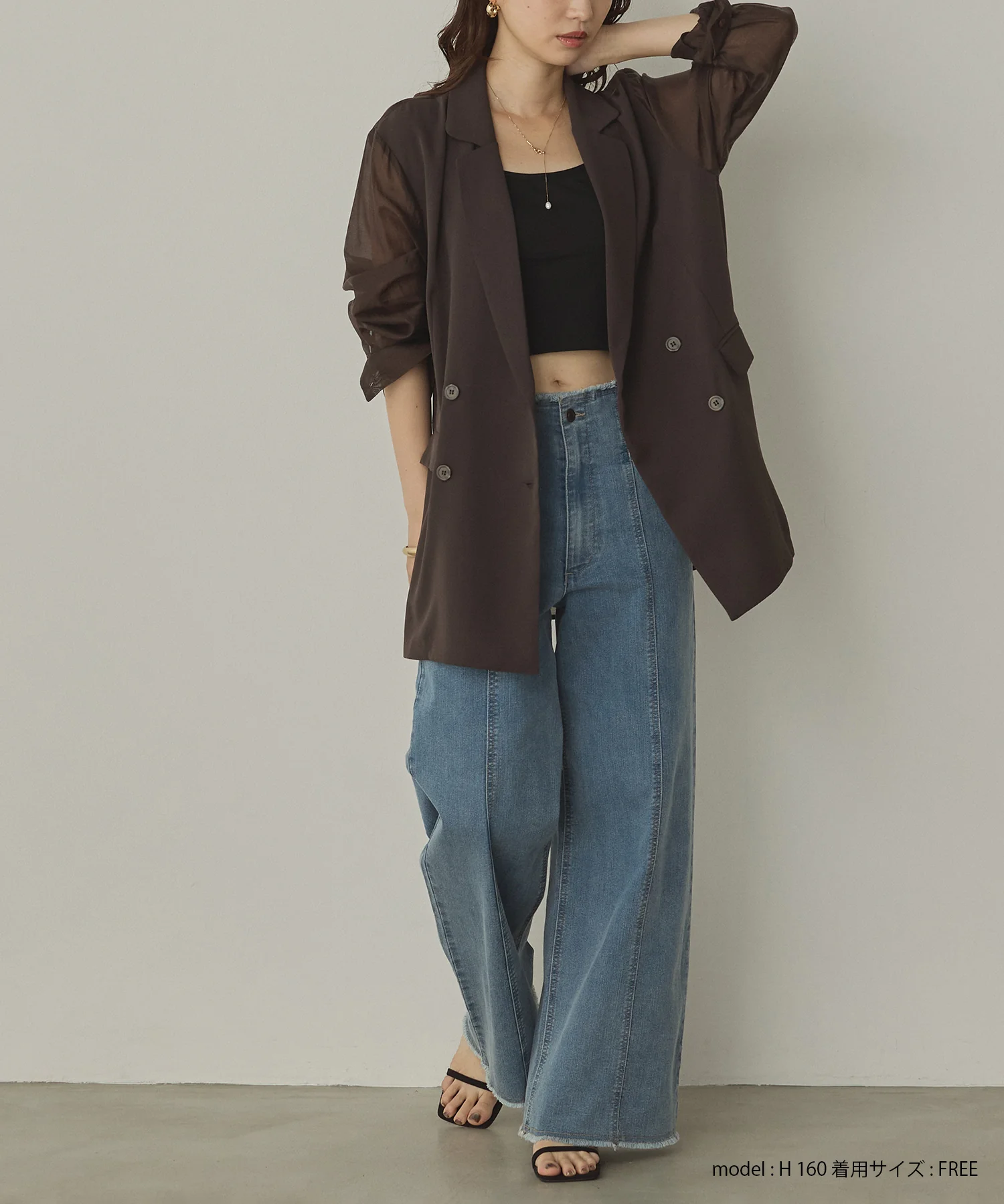 ポリツイル シアーテーラードジャケット