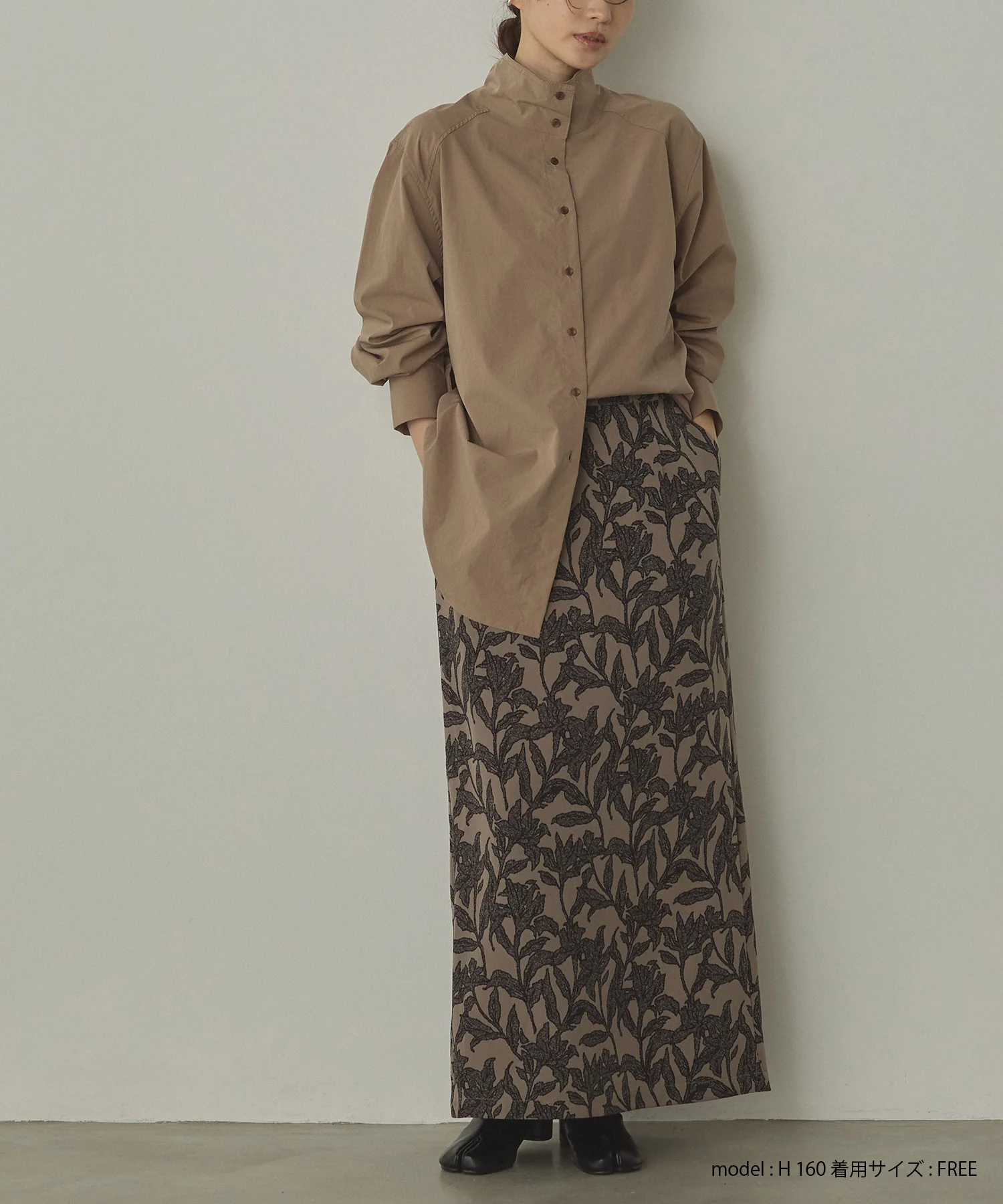 2WAY ハイネックシャツ