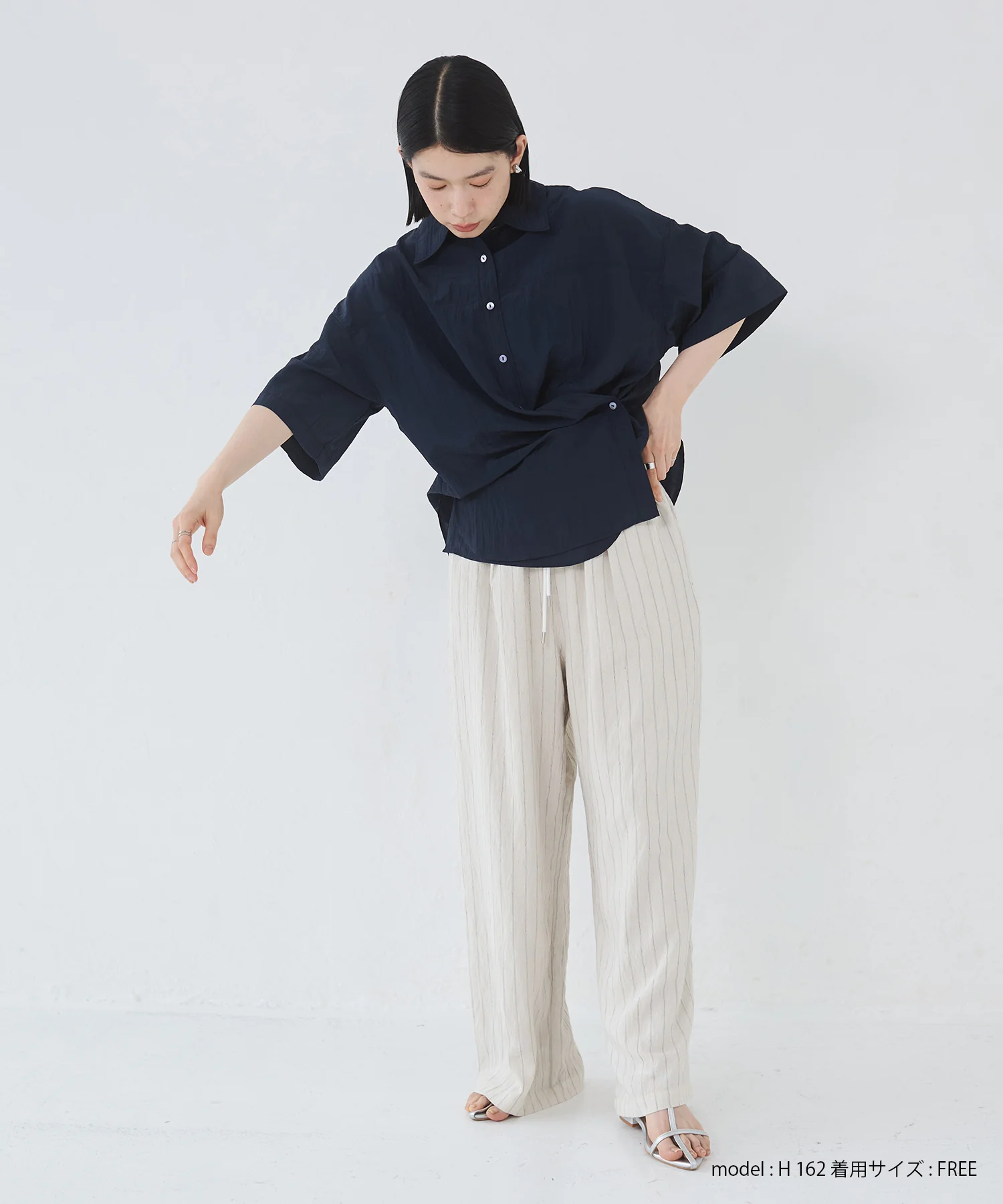 ワッシャー加工 2WAYシャツ