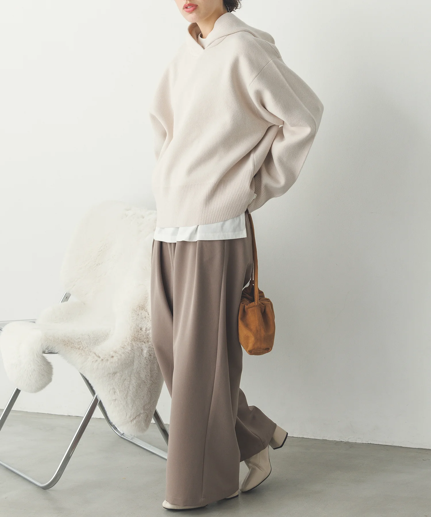 ストレッチワイドパンツ