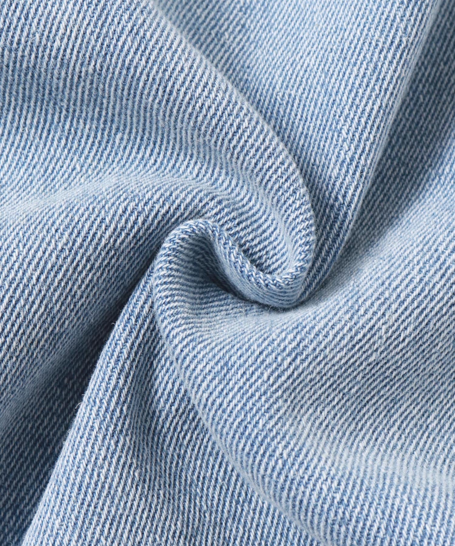 デニム/ツイル バギーパンツ