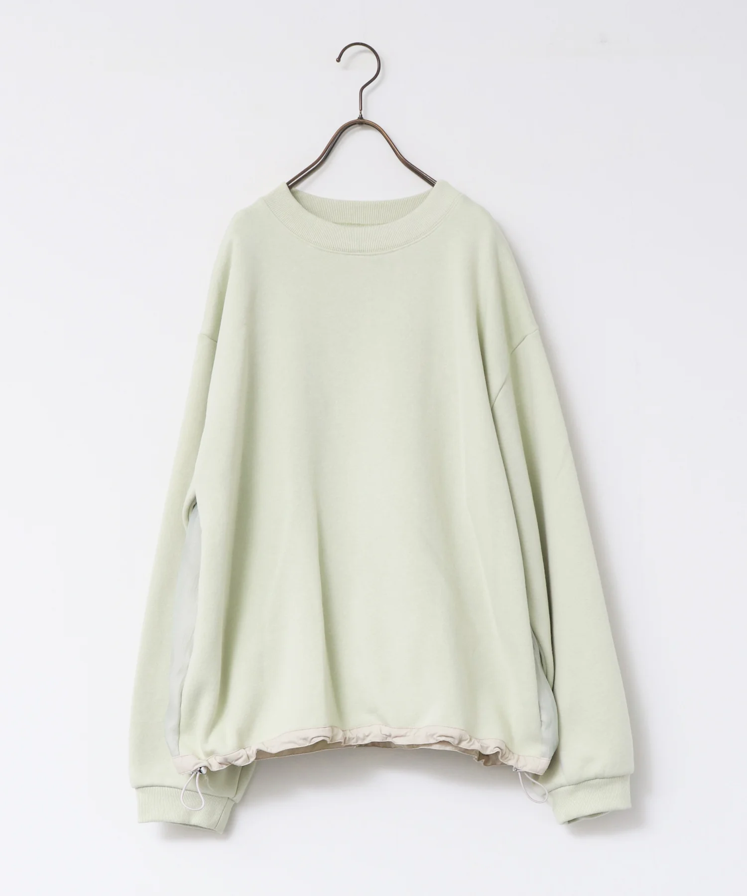 バックシアー 裏起毛バルーンスウェット