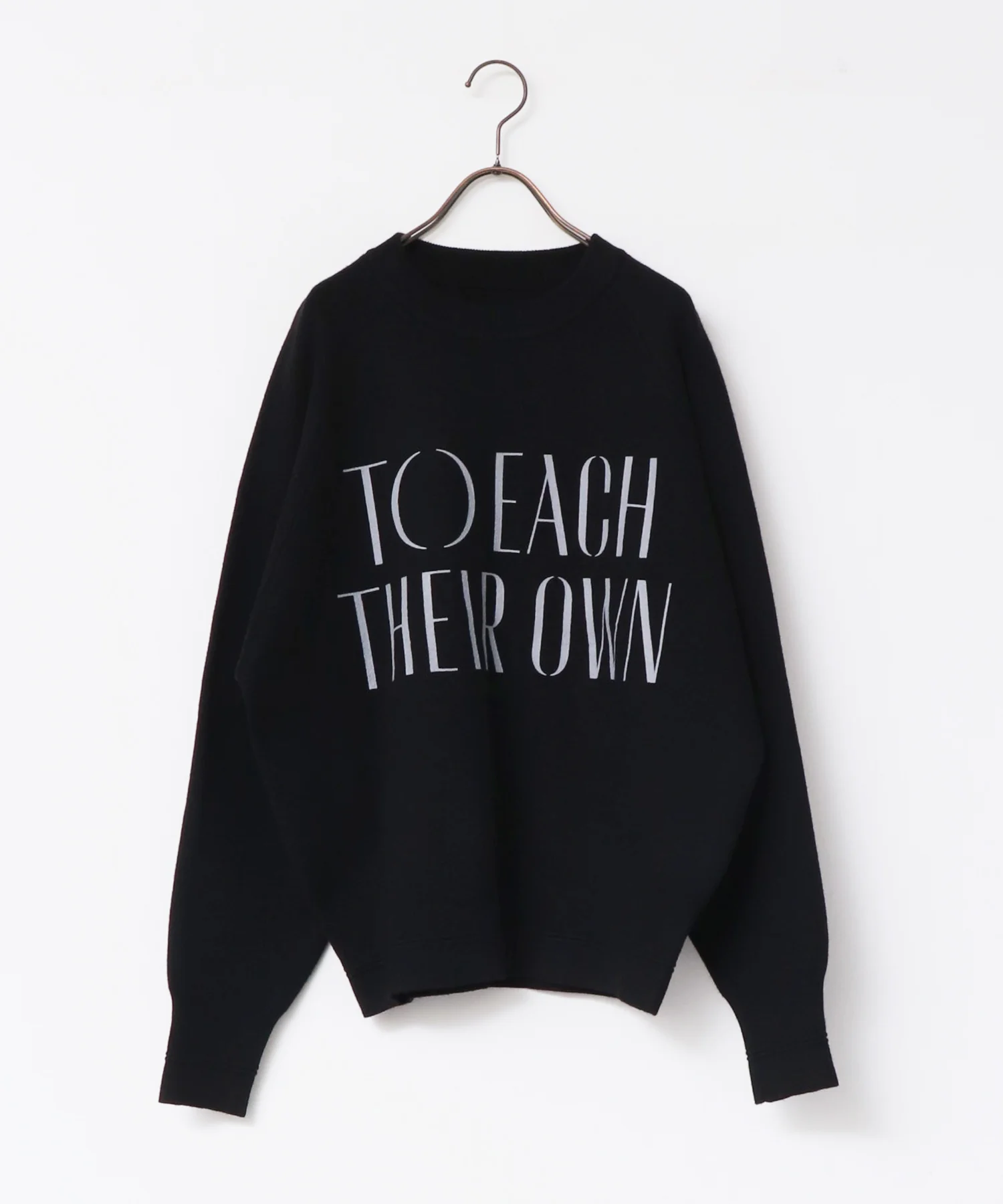 【WEB限定/別注】【新色追加】スウェットライクロゴニット