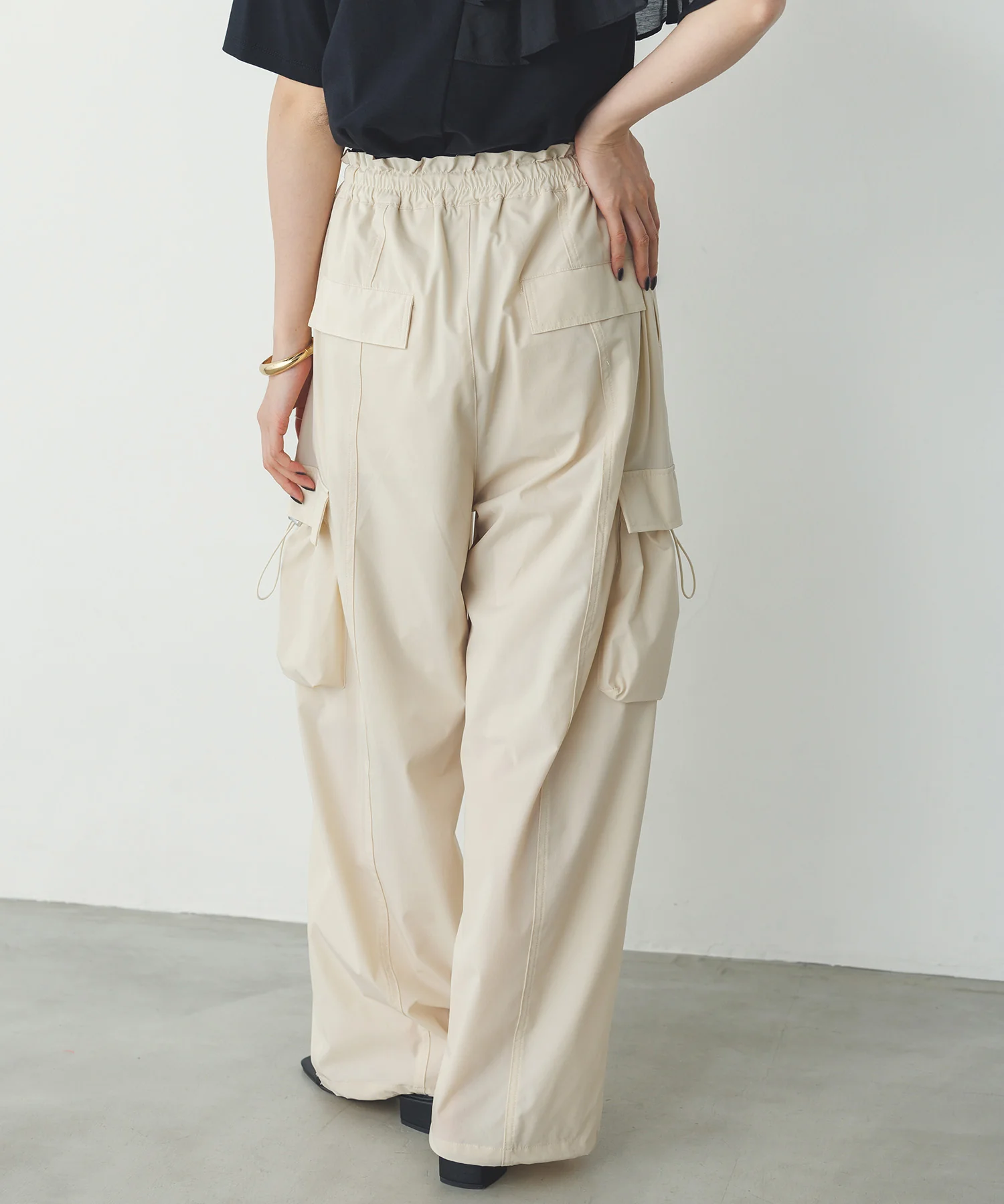 【接触冷感】パラシュートパンツ