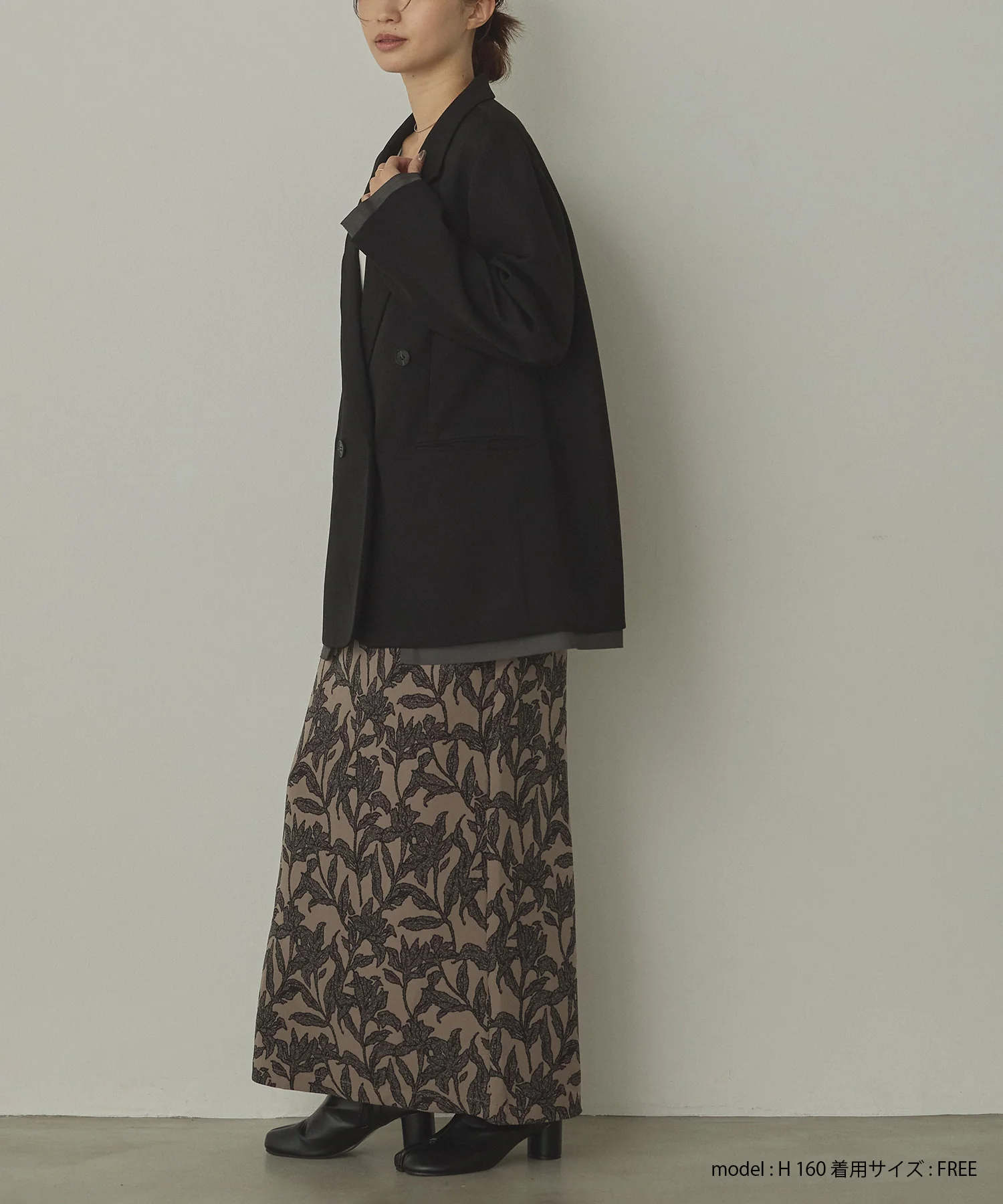 ストライプ ダブルジャケット