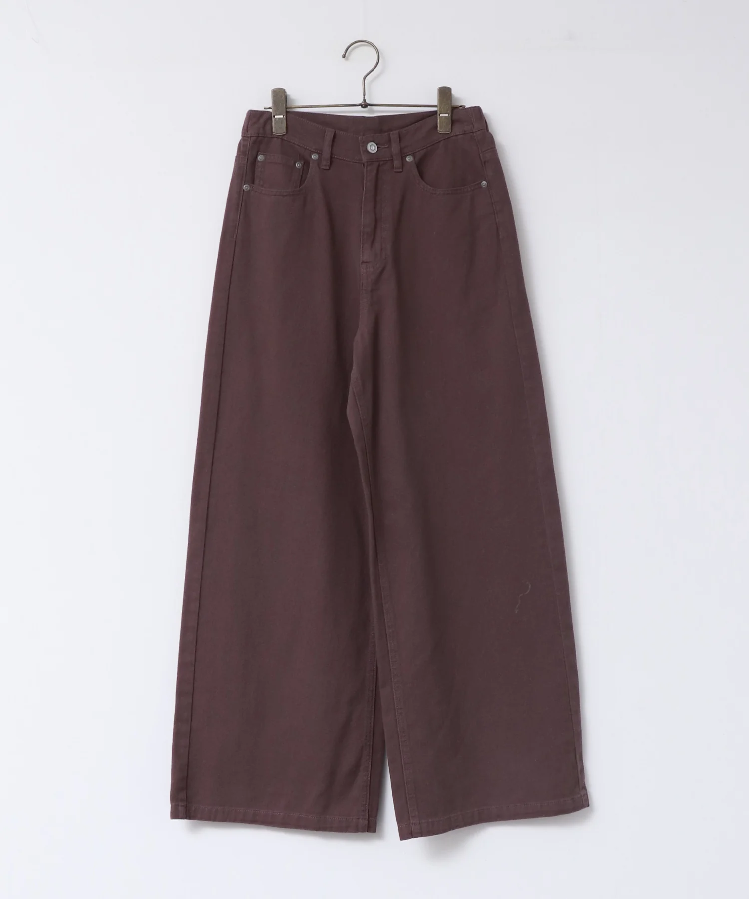 デニム/ツイル バギーパンツ