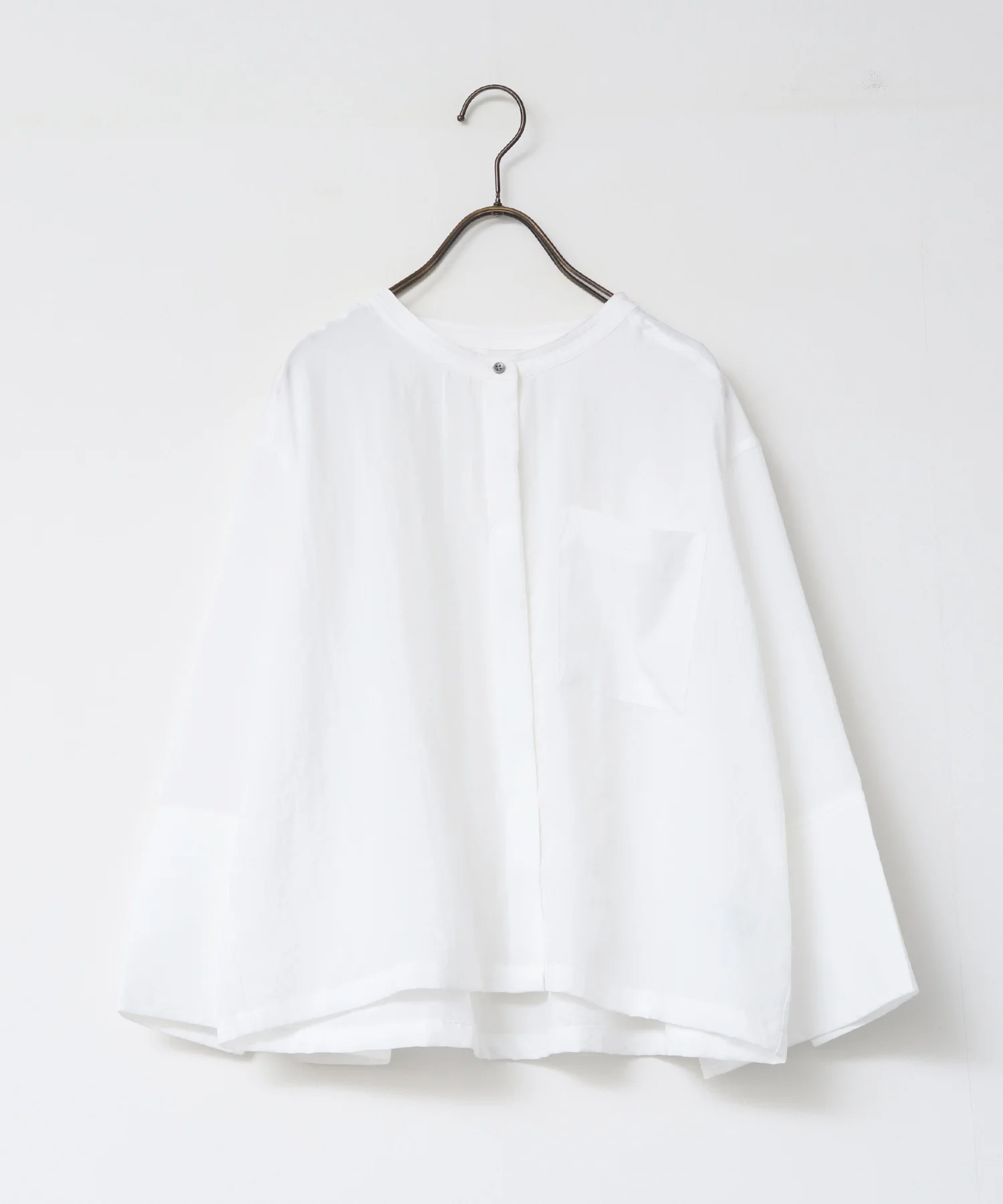 スパンローン カフスポイントシャツ