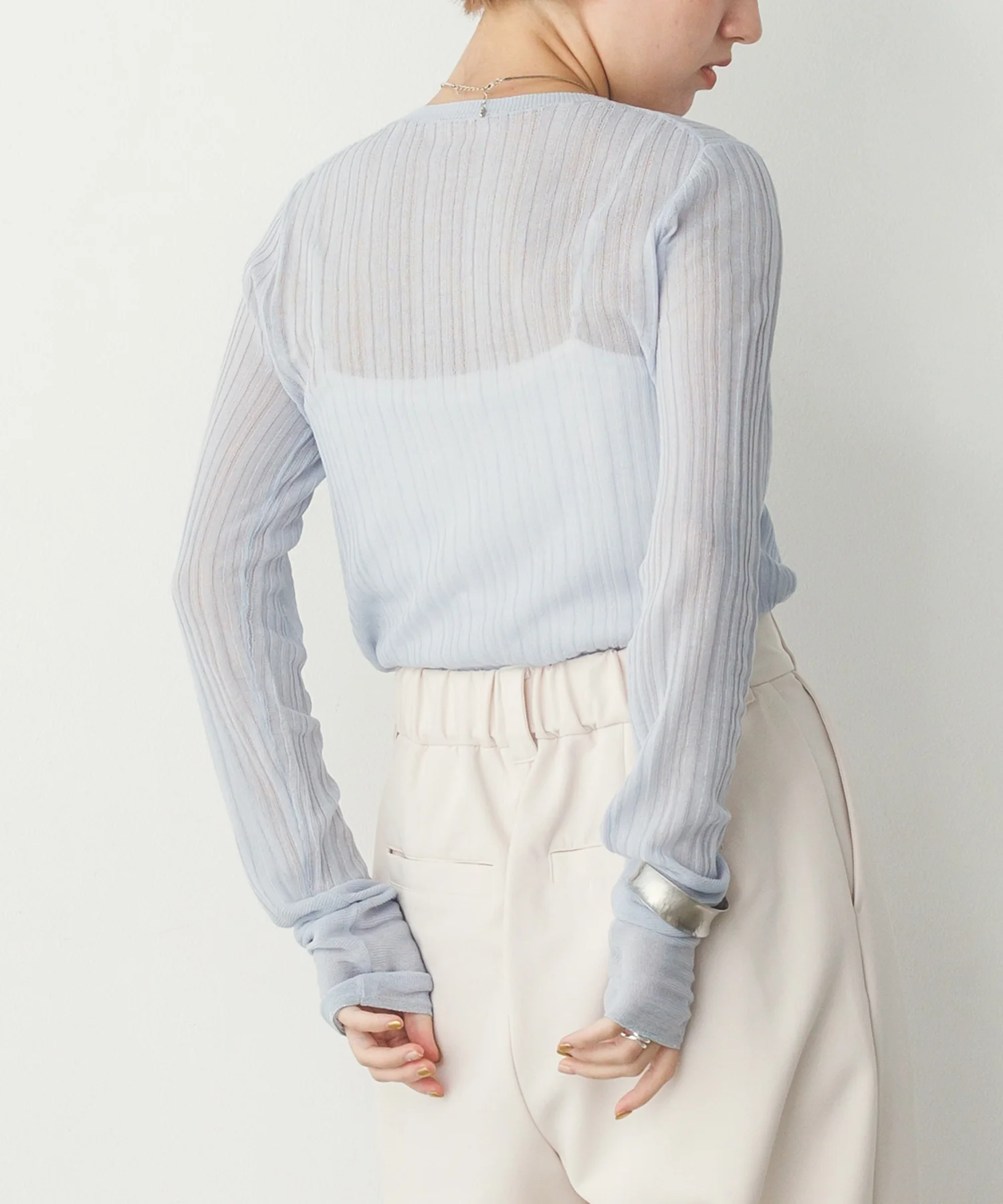 【WEB限定/別注】ランダム リブシアーニット