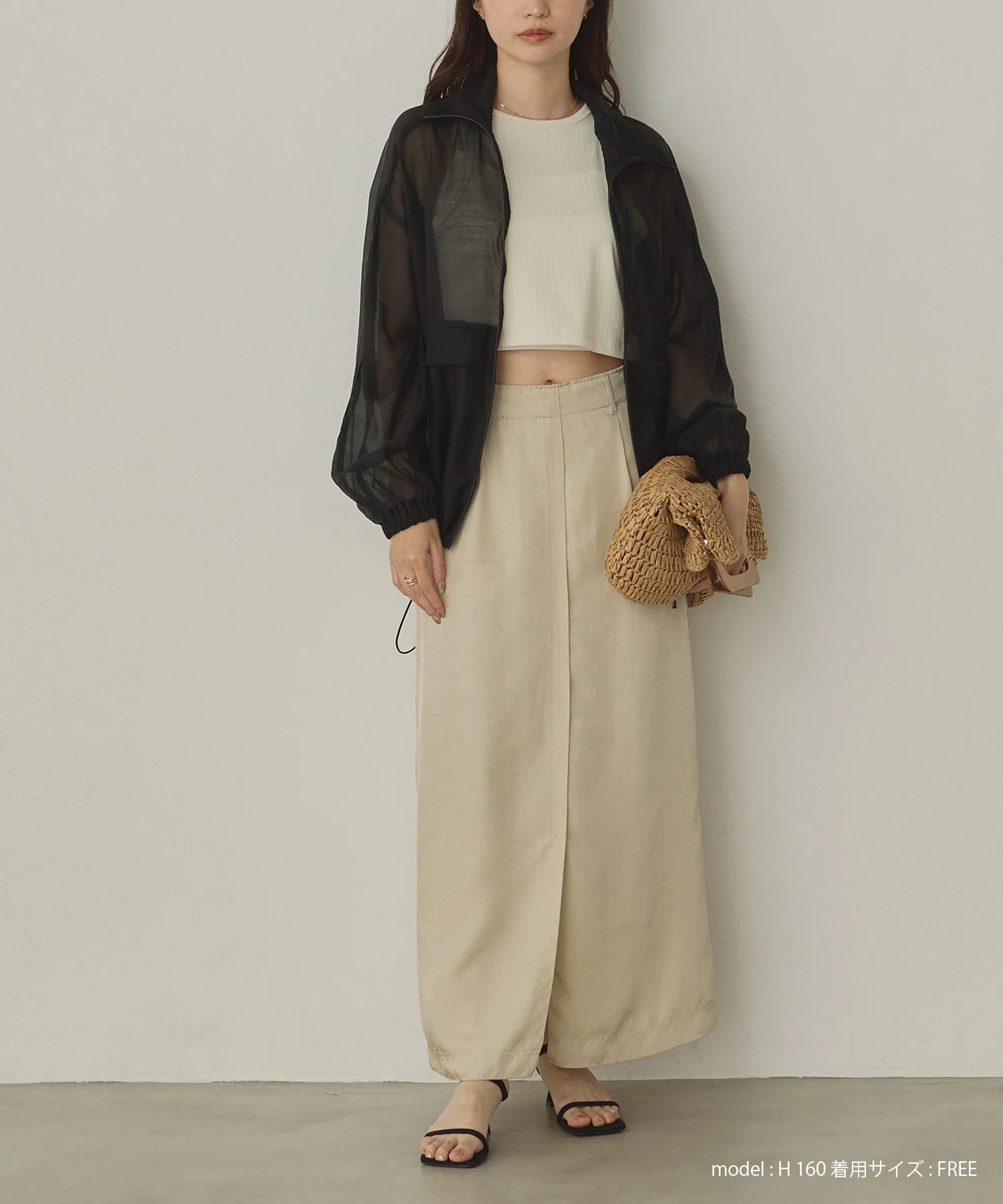 セルロース ナイロンシアー Wジップブルゾン